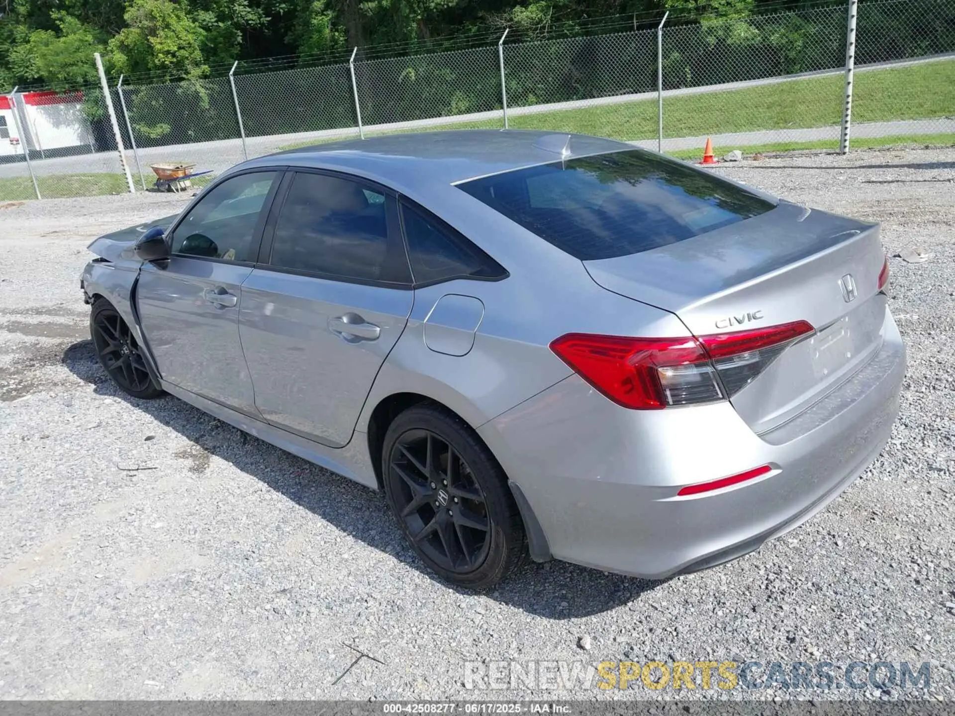 3 Photograph of a damaged car 2HGFE2F57NH607141 HONDA CIVIC 2022