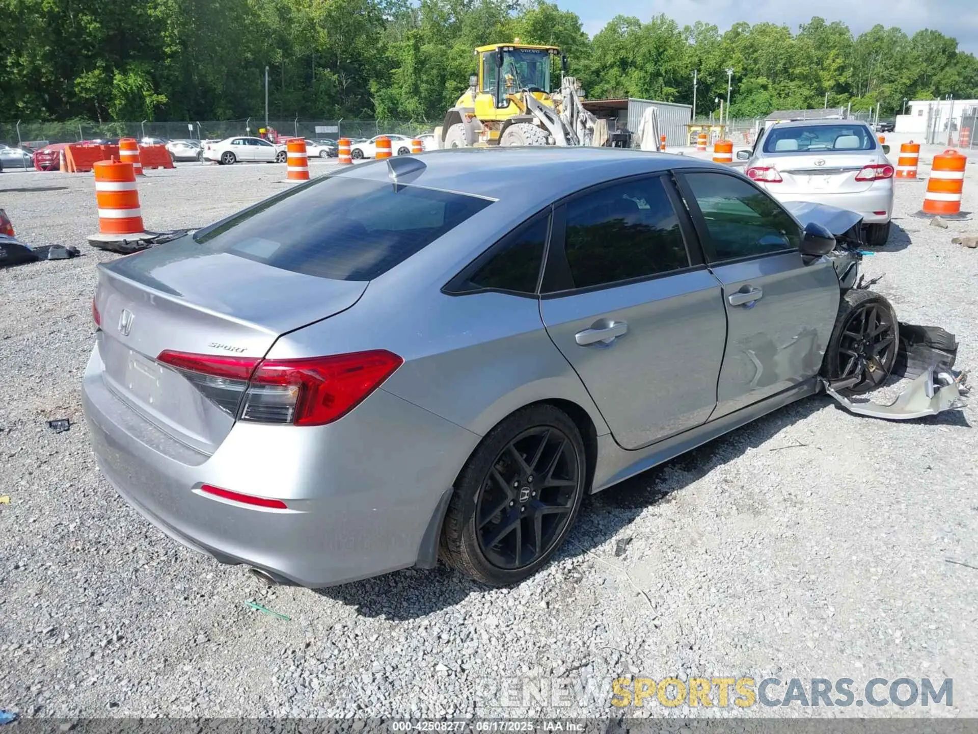 4 Photograph of a damaged car 2HGFE2F57NH607141 HONDA CIVIC 2022