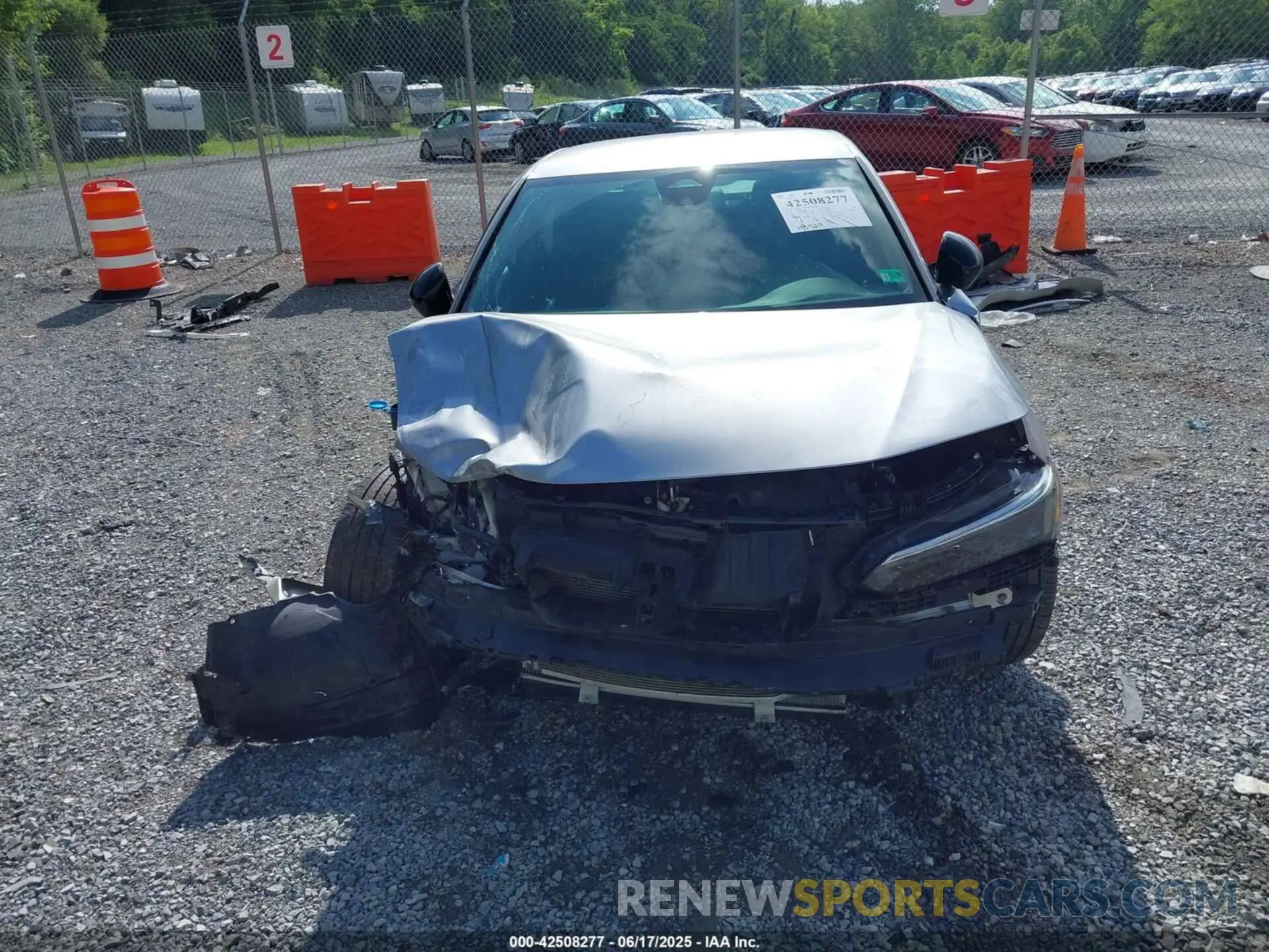 6 Photograph of a damaged car 2HGFE2F57NH607141 HONDA CIVIC 2022