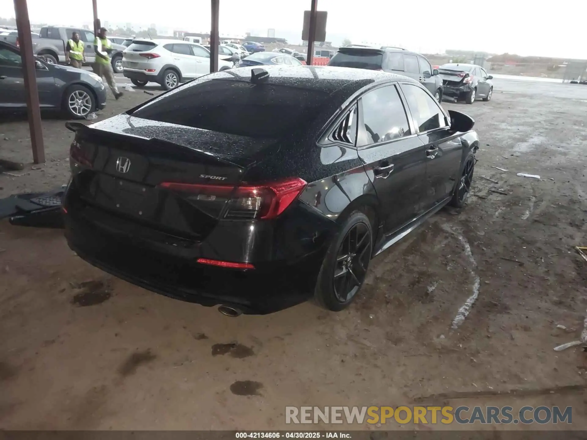 4 Photograph of a damaged car 2HGFE2F58NH500728 HONDA CIVIC 2022