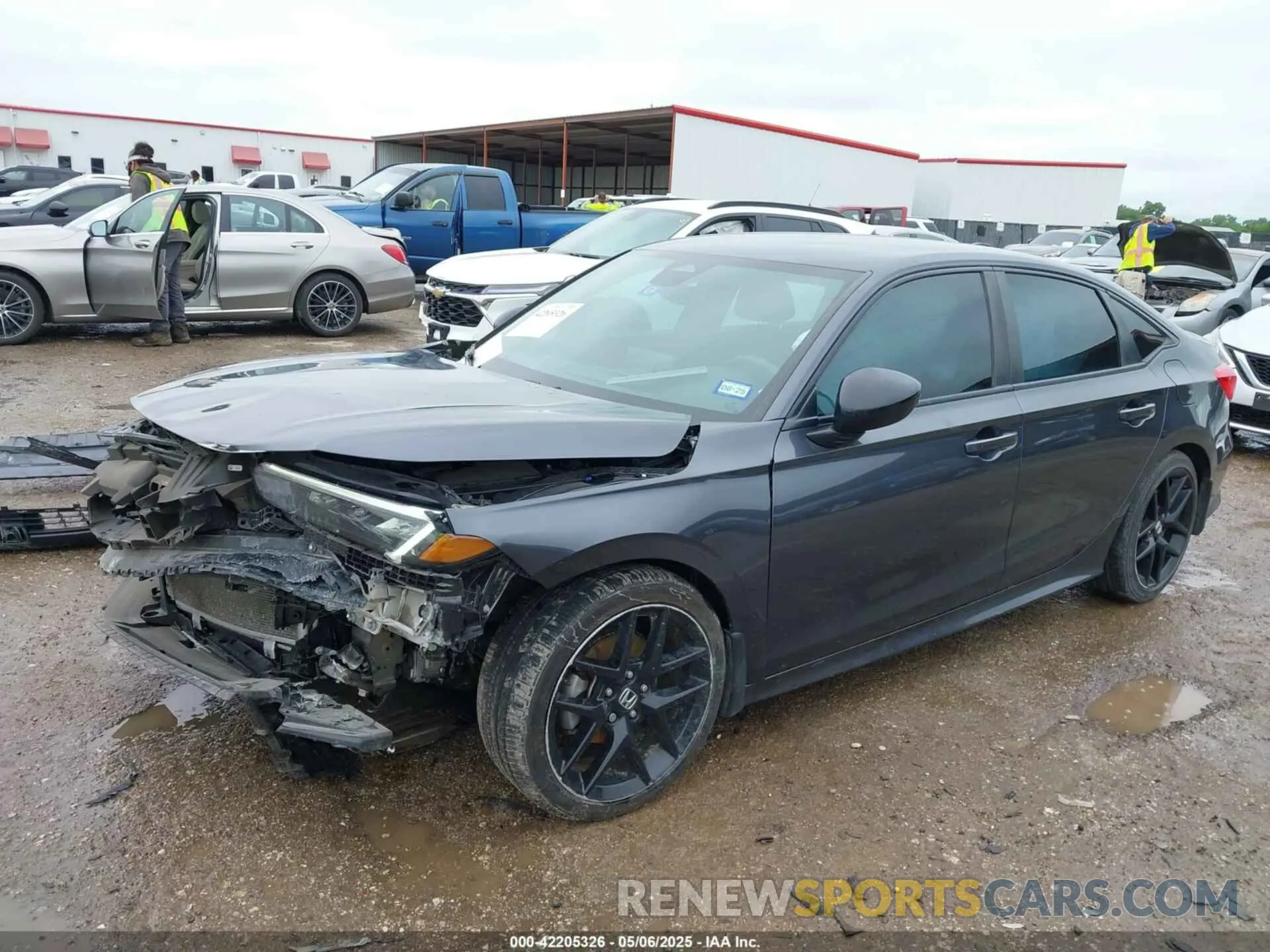 2 Photograph of a damaged car 2HGFE2F58NH515360 HONDA CIVIC 2022