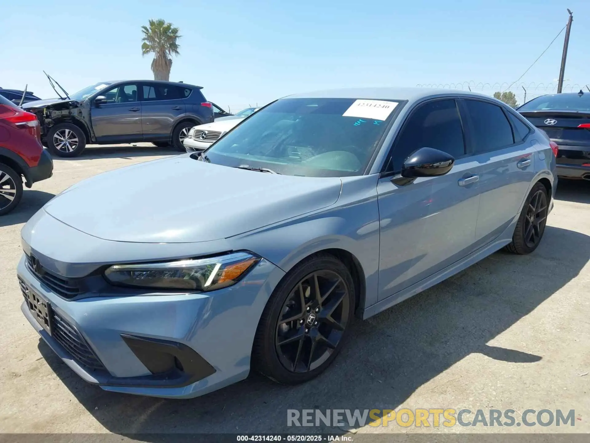 2 Photograph of a damaged car 2HGFE2F58NH519554 HONDA CIVIC 2022