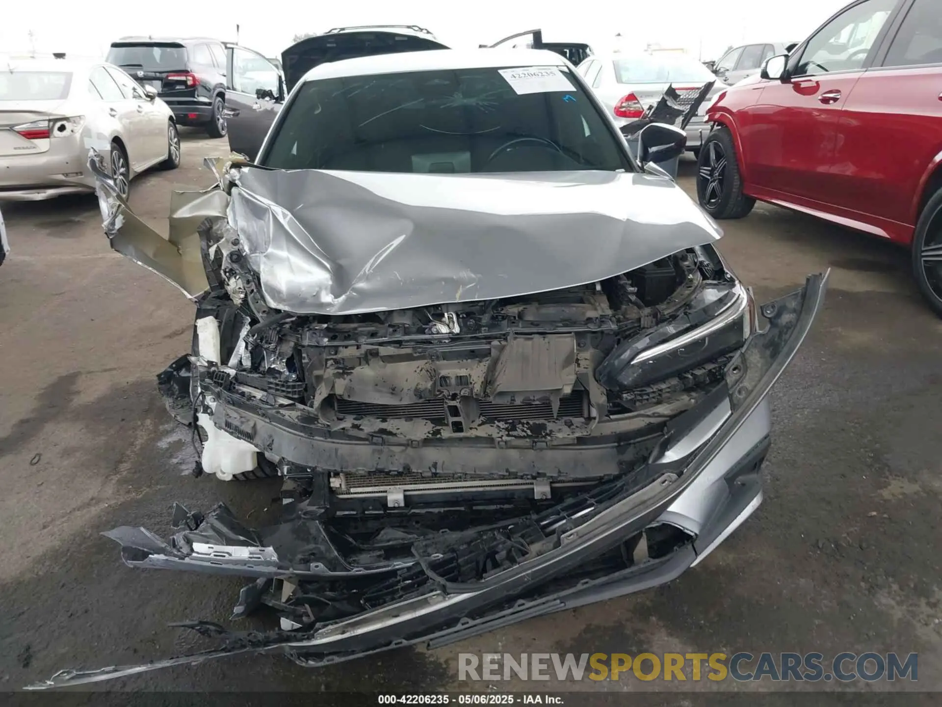 12 Photograph of a damaged car 2HGFE2F58NH521790 HONDA CIVIC 2022