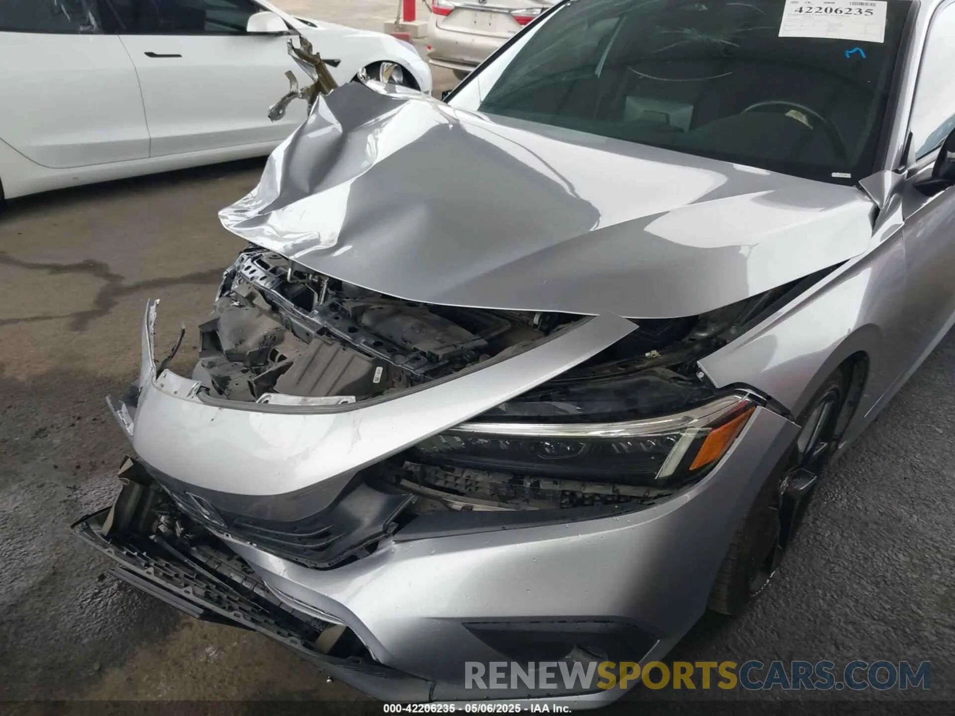 6 Photograph of a damaged car 2HGFE2F58NH521790 HONDA CIVIC 2022