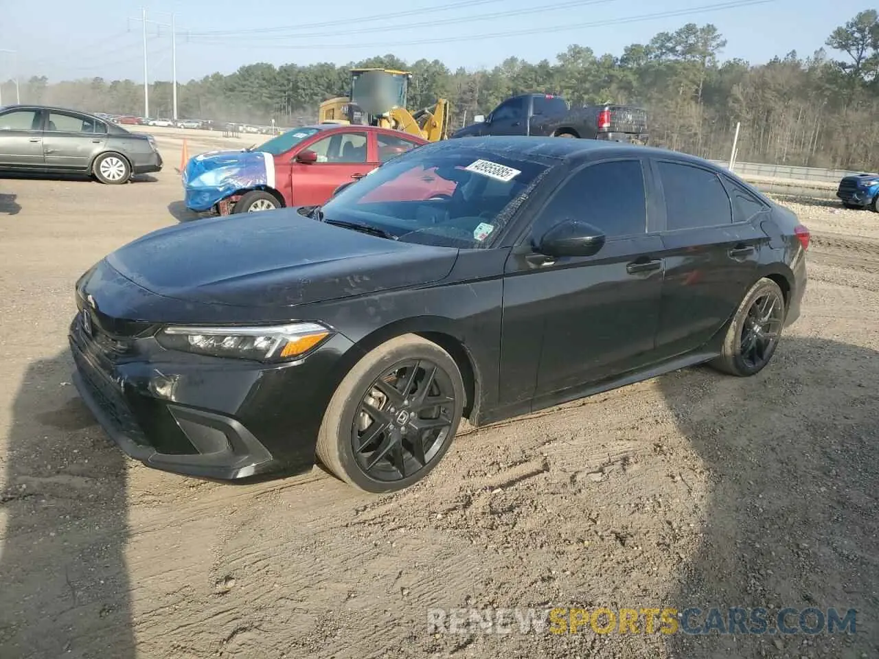 1 Photograph of a damaged car 2HGFE2F58NH533891 HONDA CIVIC 2022