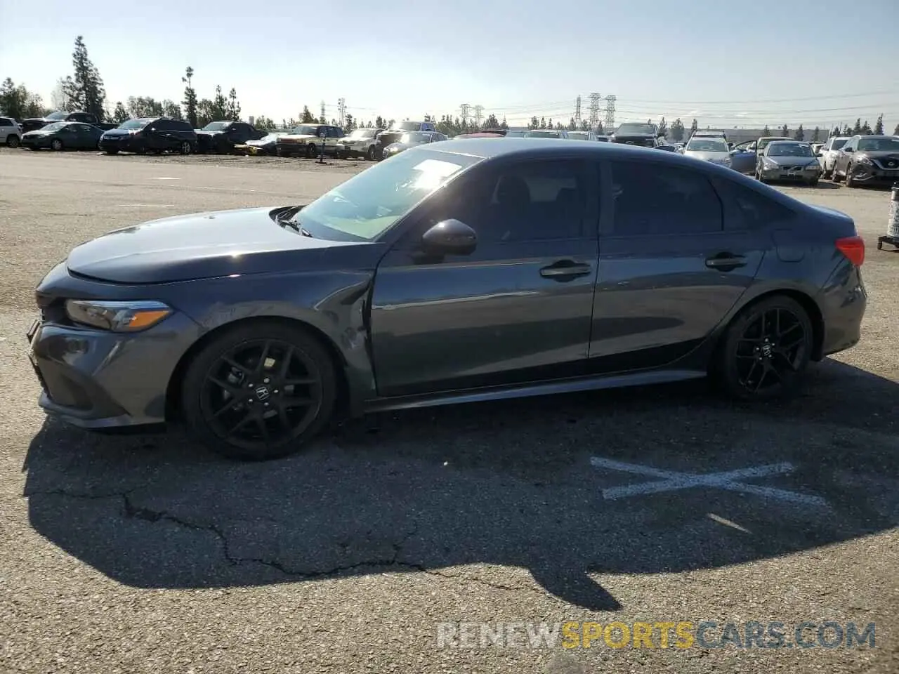 1 Photograph of a damaged car 2HGFE2F58NH534863 HONDA CIVIC 2022