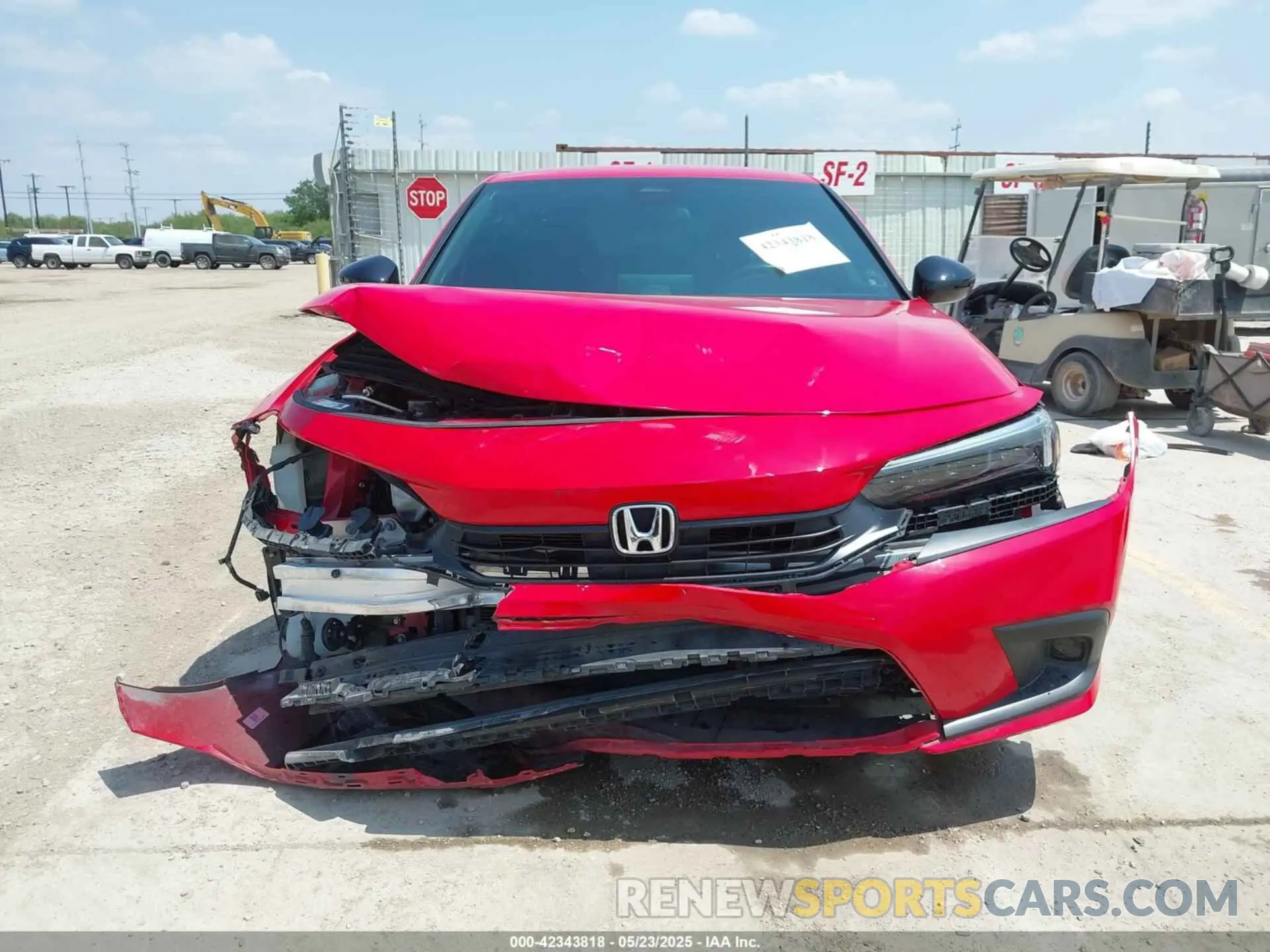 12 Photograph of a damaged car 2HGFE2F58NH537245 HONDA CIVIC 2022