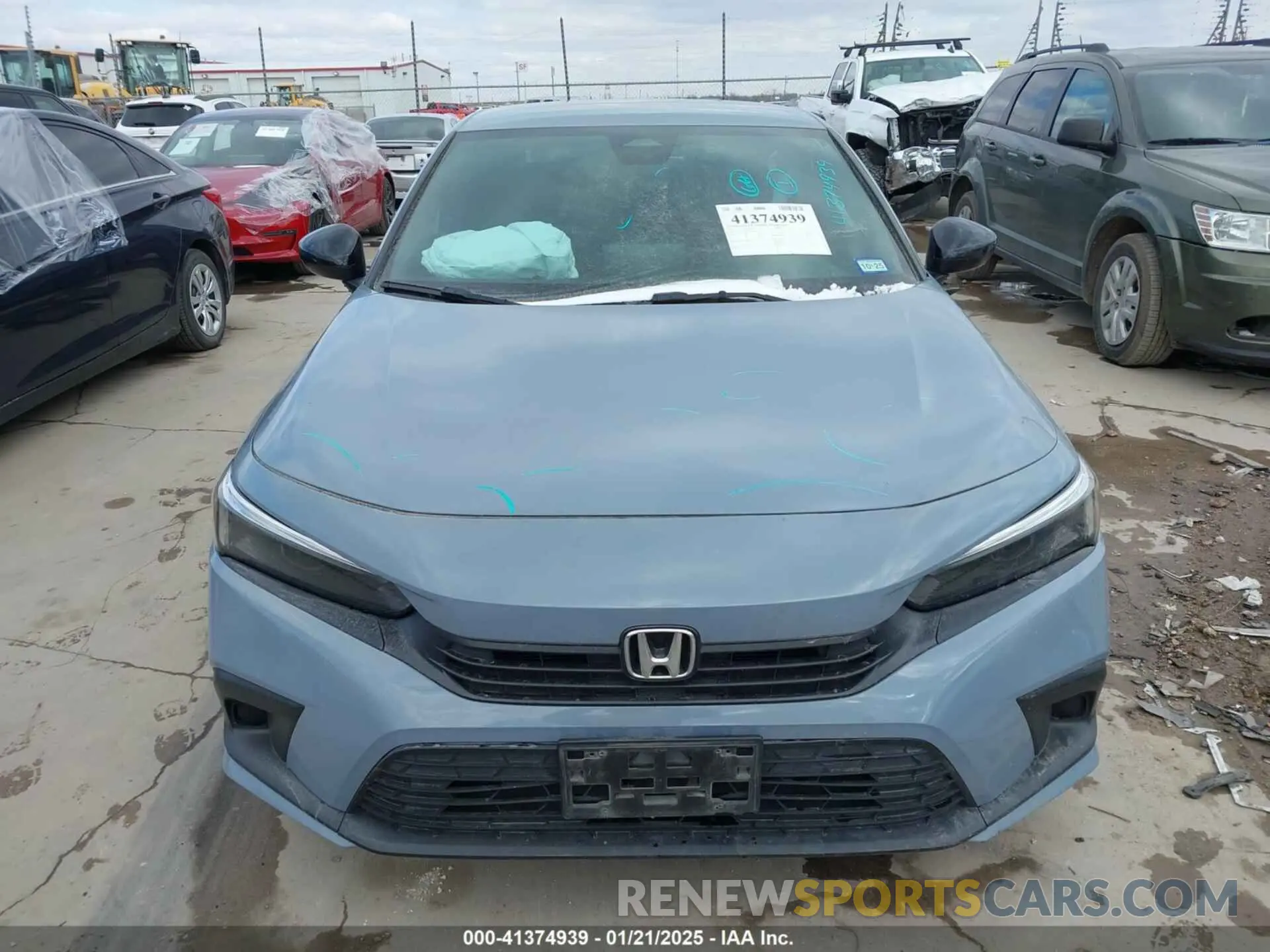 12 Photograph of a damaged car 2HGFE2F58NH539433 HONDA CIVIC 2022