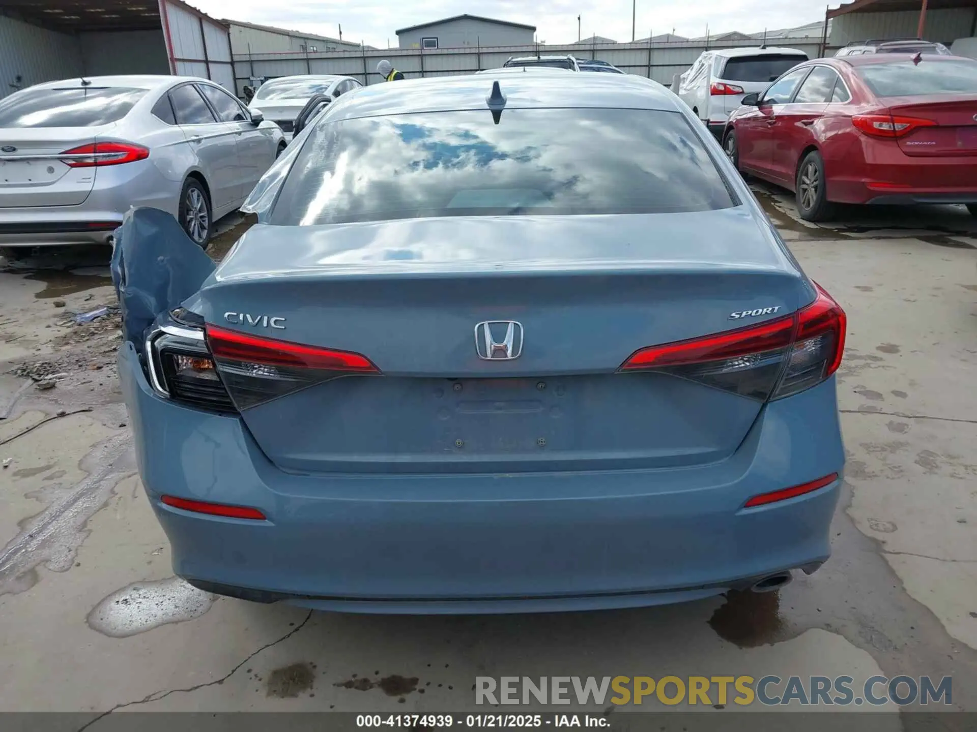 16 Photograph of a damaged car 2HGFE2F58NH539433 HONDA CIVIC 2022