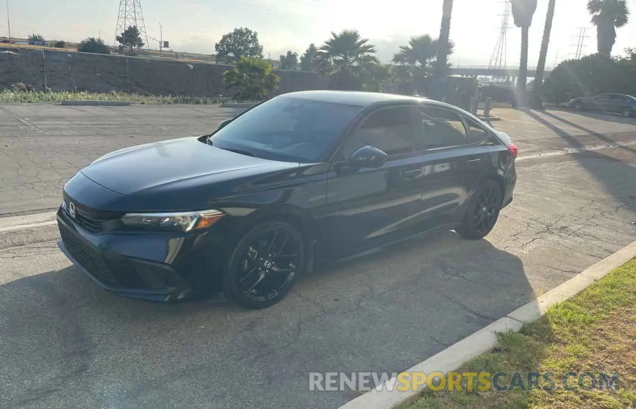 2 Photograph of a damaged car 2HGFE2F58NH539528 HONDA CIVIC 2022