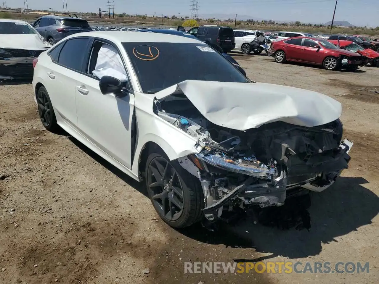 4 Photograph of a damaged car 2HGFE2F58NH539982 HONDA CIVIC 2022