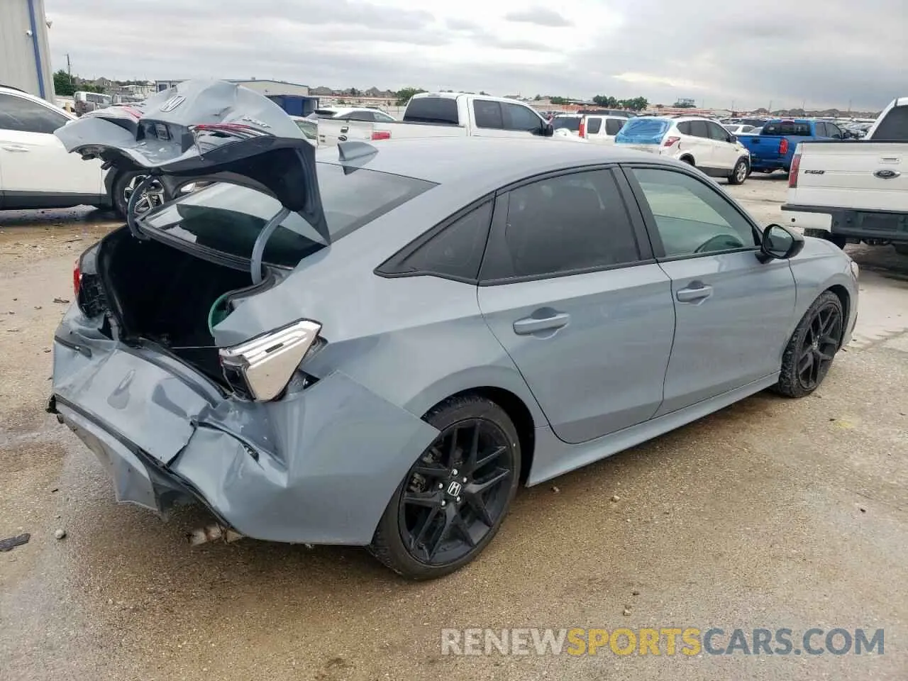 3 Photograph of a damaged car 2HGFE2F58NH542865 HONDA CIVIC 2022