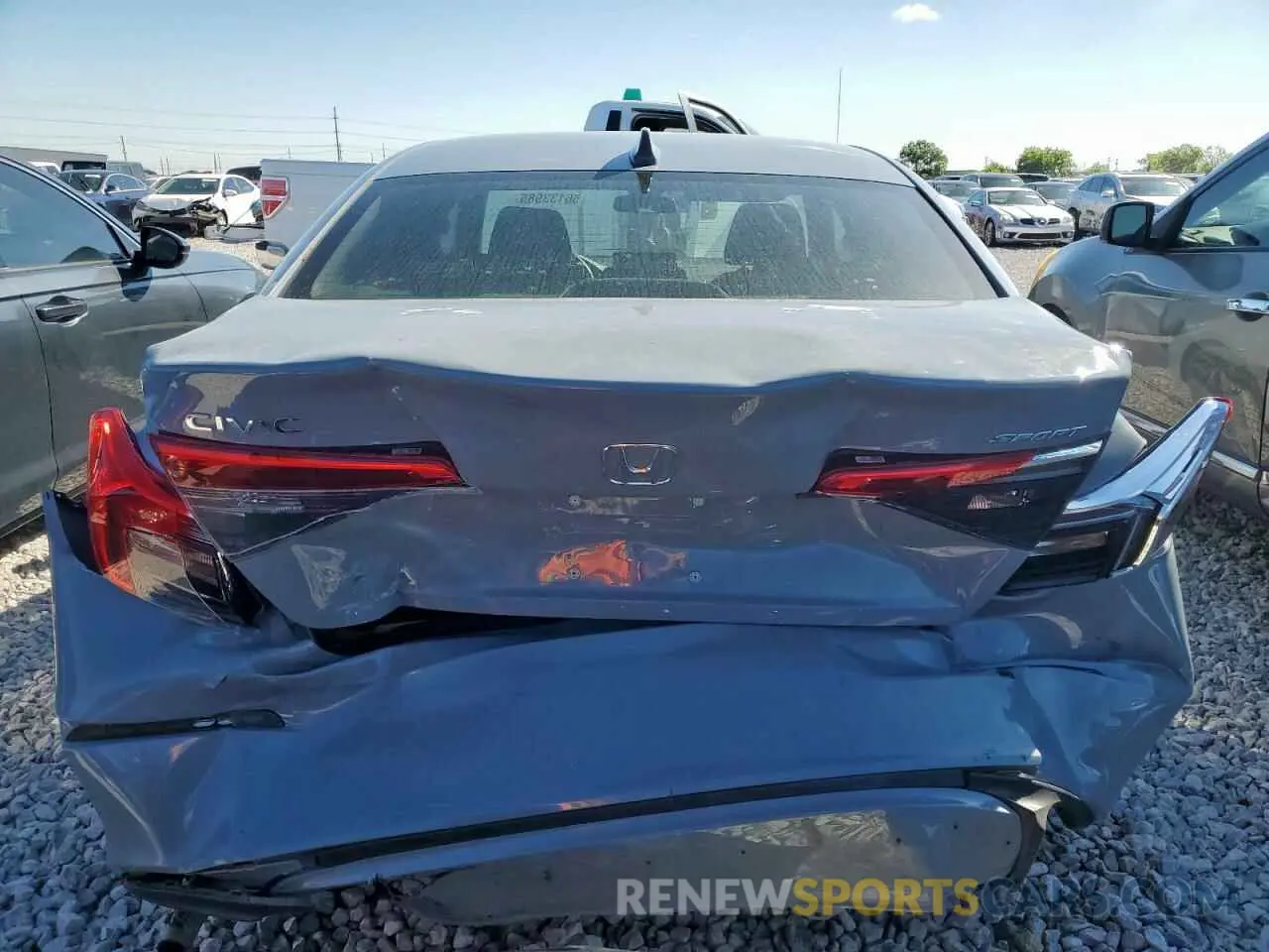 6 Photograph of a damaged car 2HGFE2F58NH542865 HONDA CIVIC 2022