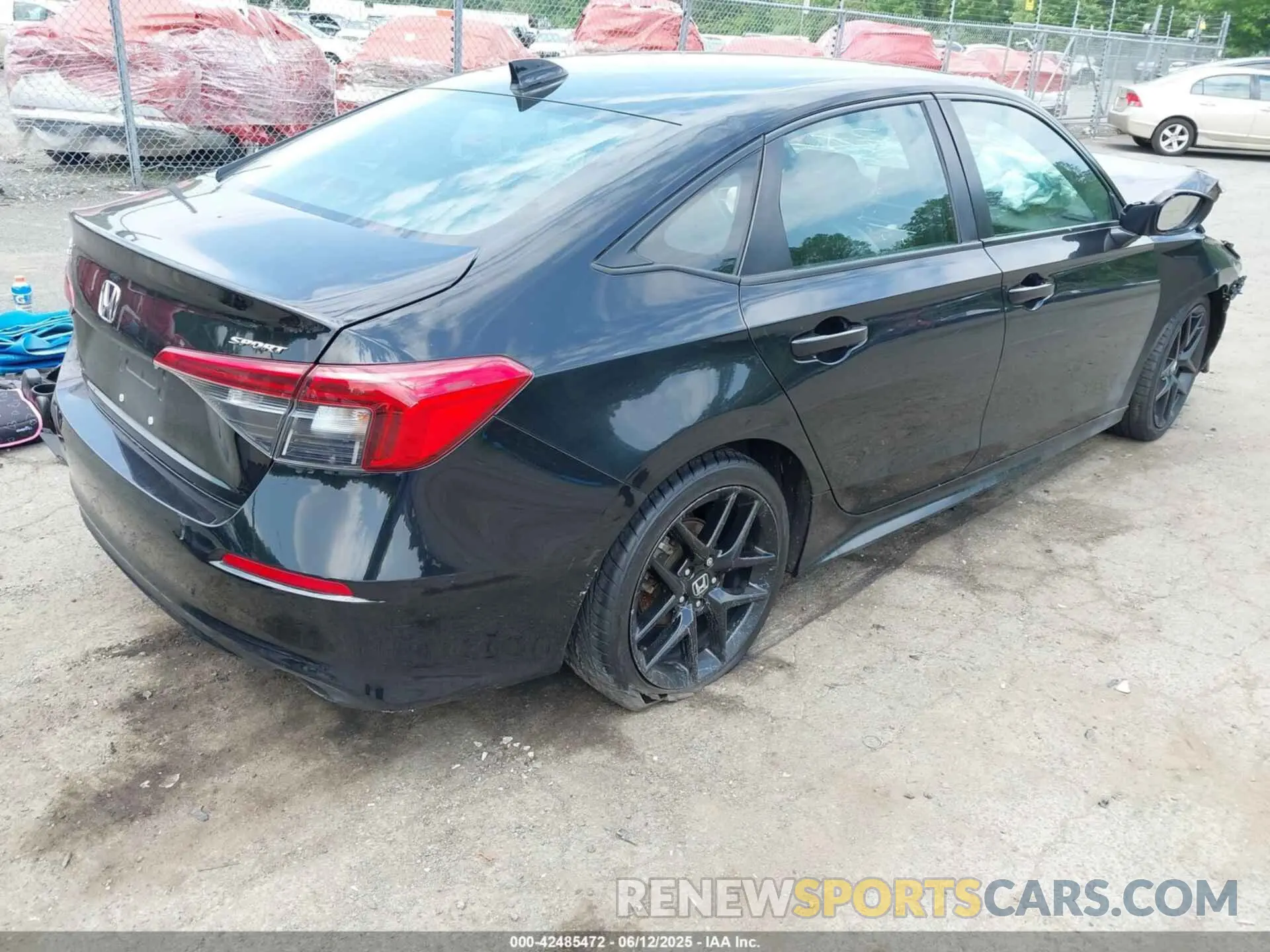 4 Photograph of a damaged car 2HGFE2F58NH552716 HONDA CIVIC 2022