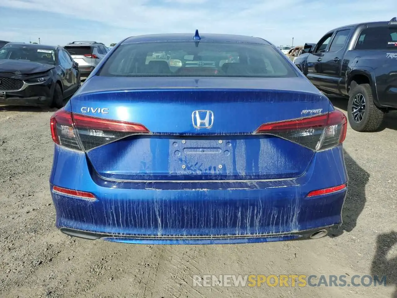 6 Photograph of a damaged car 2HGFE2F58NH555230 HONDA CIVIC 2022