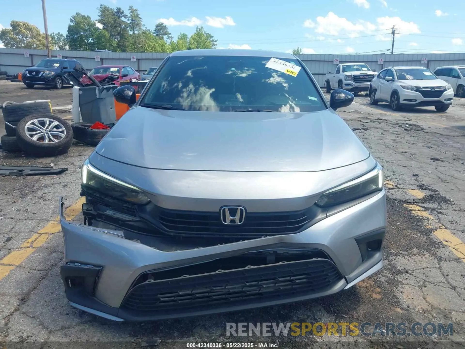 12 Photograph of a damaged car 2HGFE2F58NH555504 HONDA CIVIC 2022