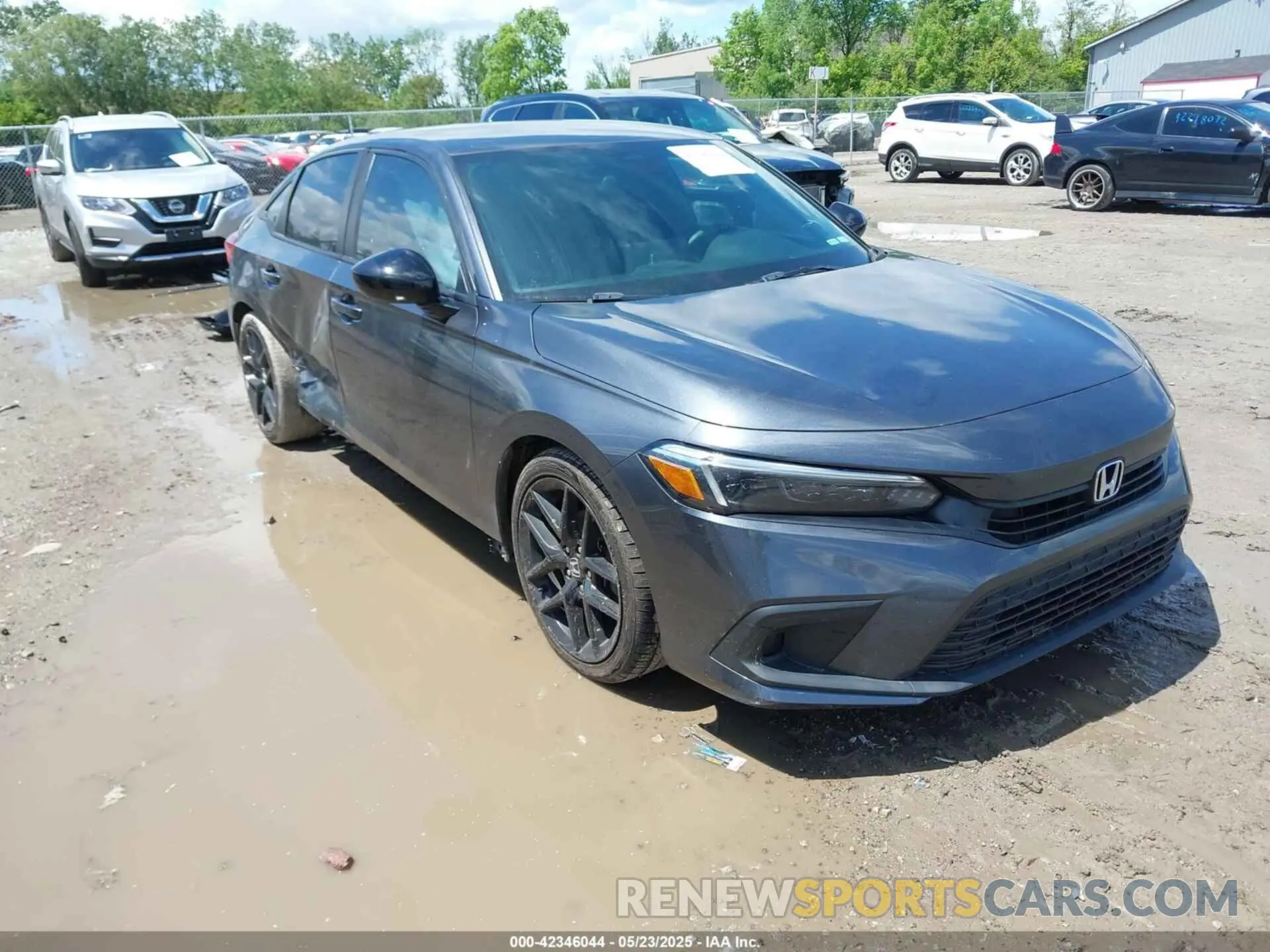 1 Photograph of a damaged car 2HGFE2F58NH560511 HONDA CIVIC 2022