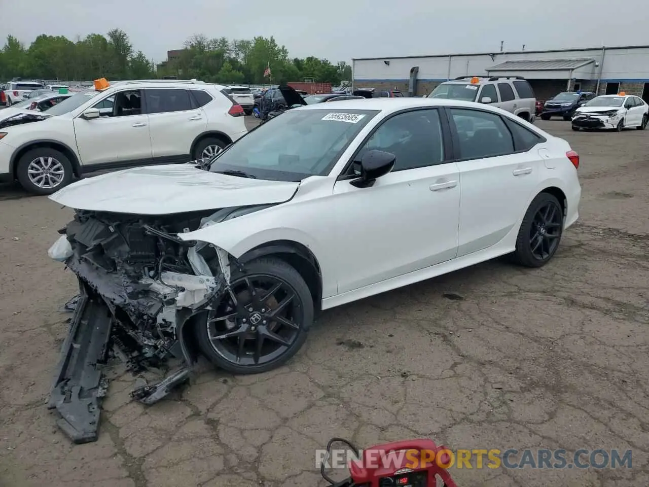1 Photograph of a damaged car 2HGFE2F58NH564798 HONDA CIVIC 2022