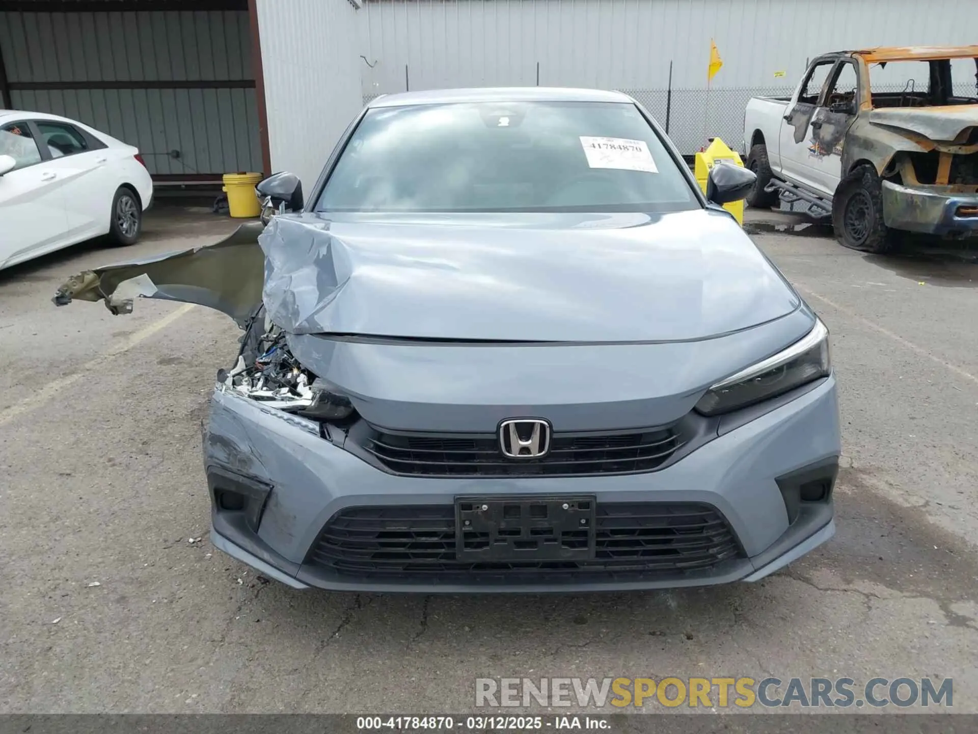 12 Photograph of a damaged car 2HGFE2F58NH569211 HONDA CIVIC 2022