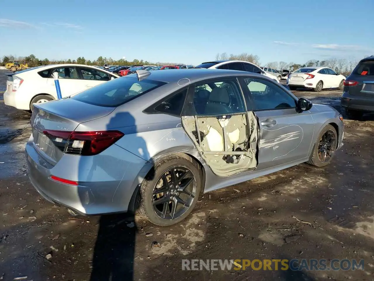3 Photograph of a damaged car 2HGFE2F58NH573193 HONDA CIVIC 2022
