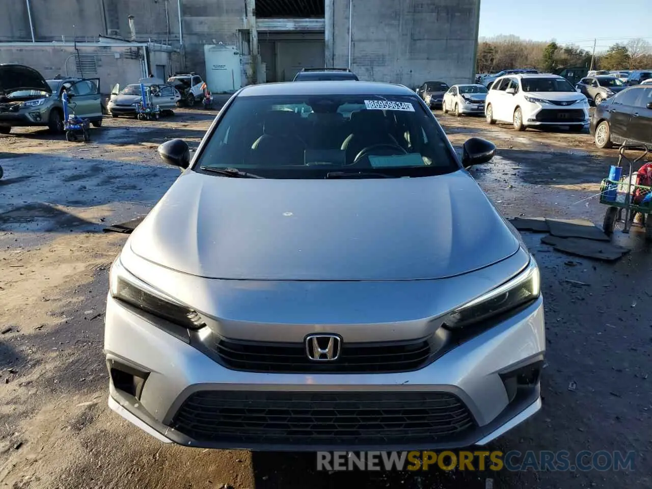 5 Photograph of a damaged car 2HGFE2F58NH573193 HONDA CIVIC 2022