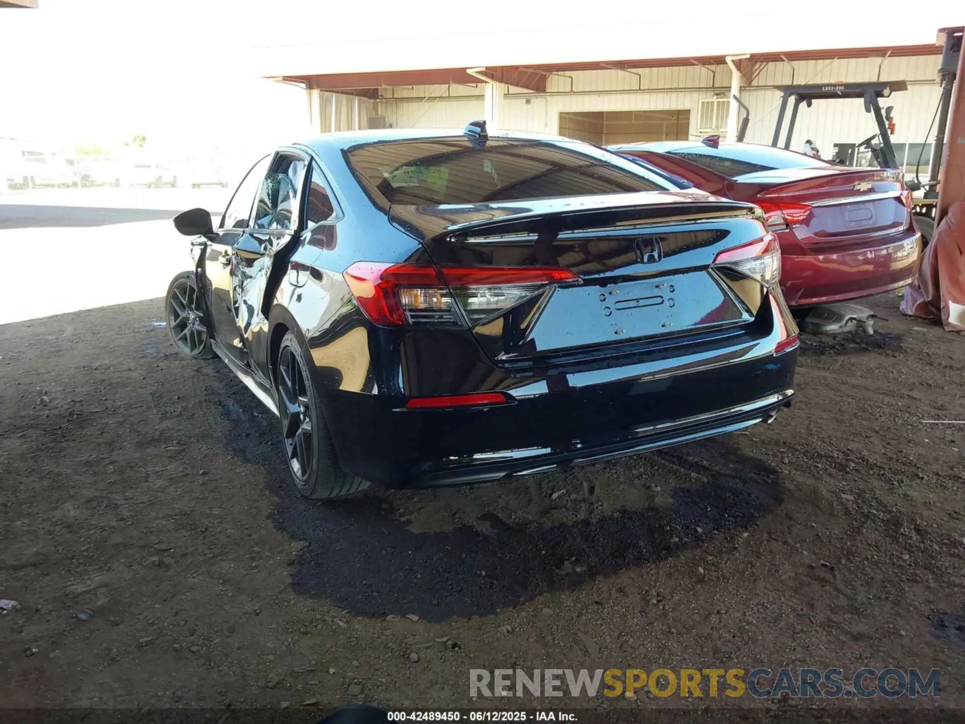 3 Photograph of a damaged car 2HGFE2F58NH574277 HONDA CIVIC 2022