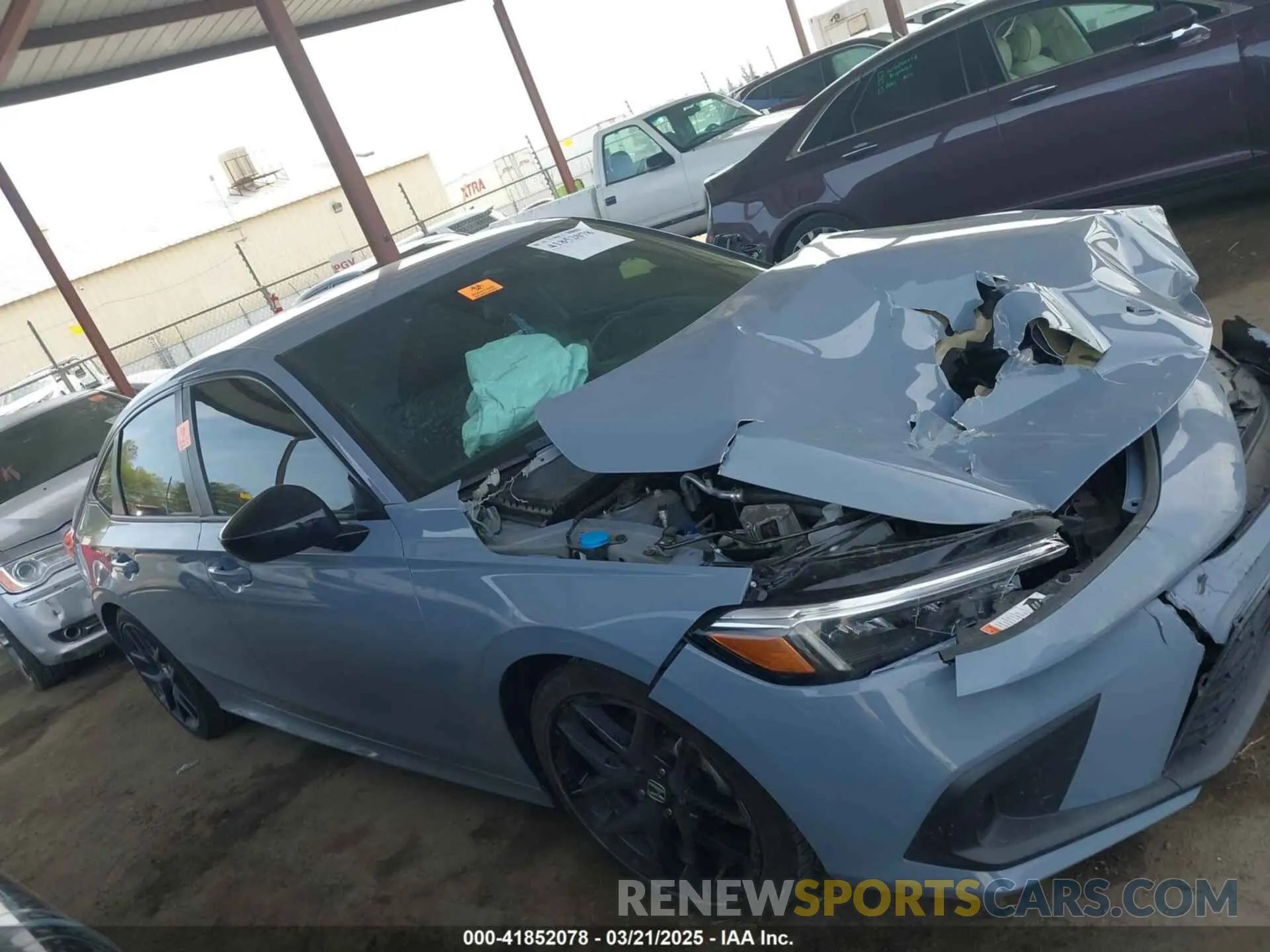 12 Photograph of a damaged car 2HGFE2F58NH575607 HONDA CIVIC 2022