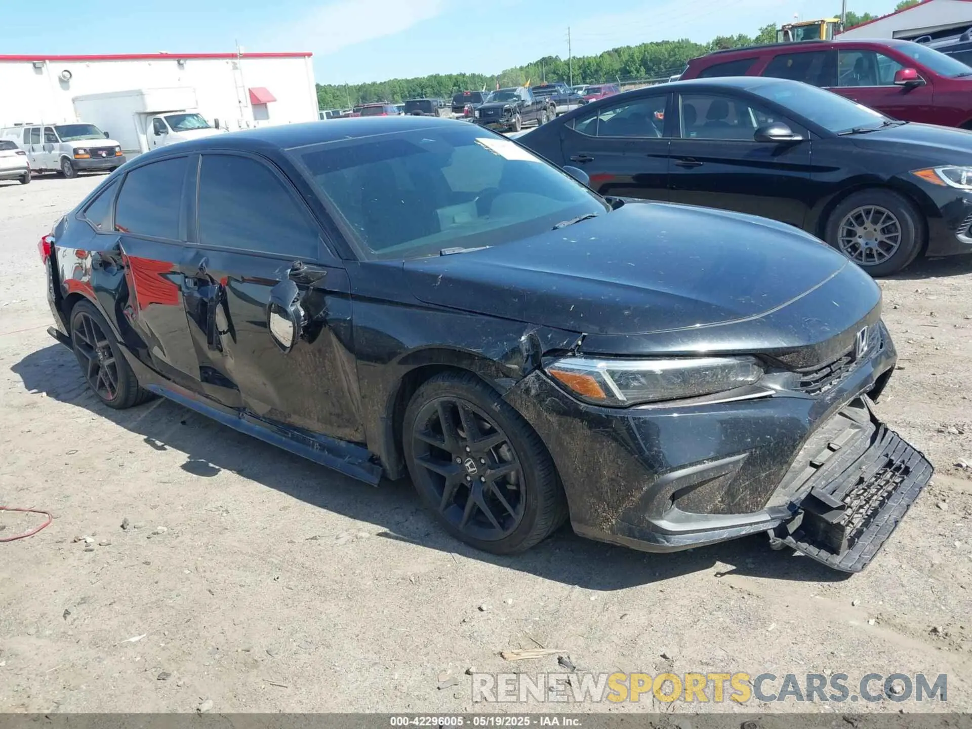 1 Photograph of a damaged car 2HGFE2F58NH575820 HONDA CIVIC 2022