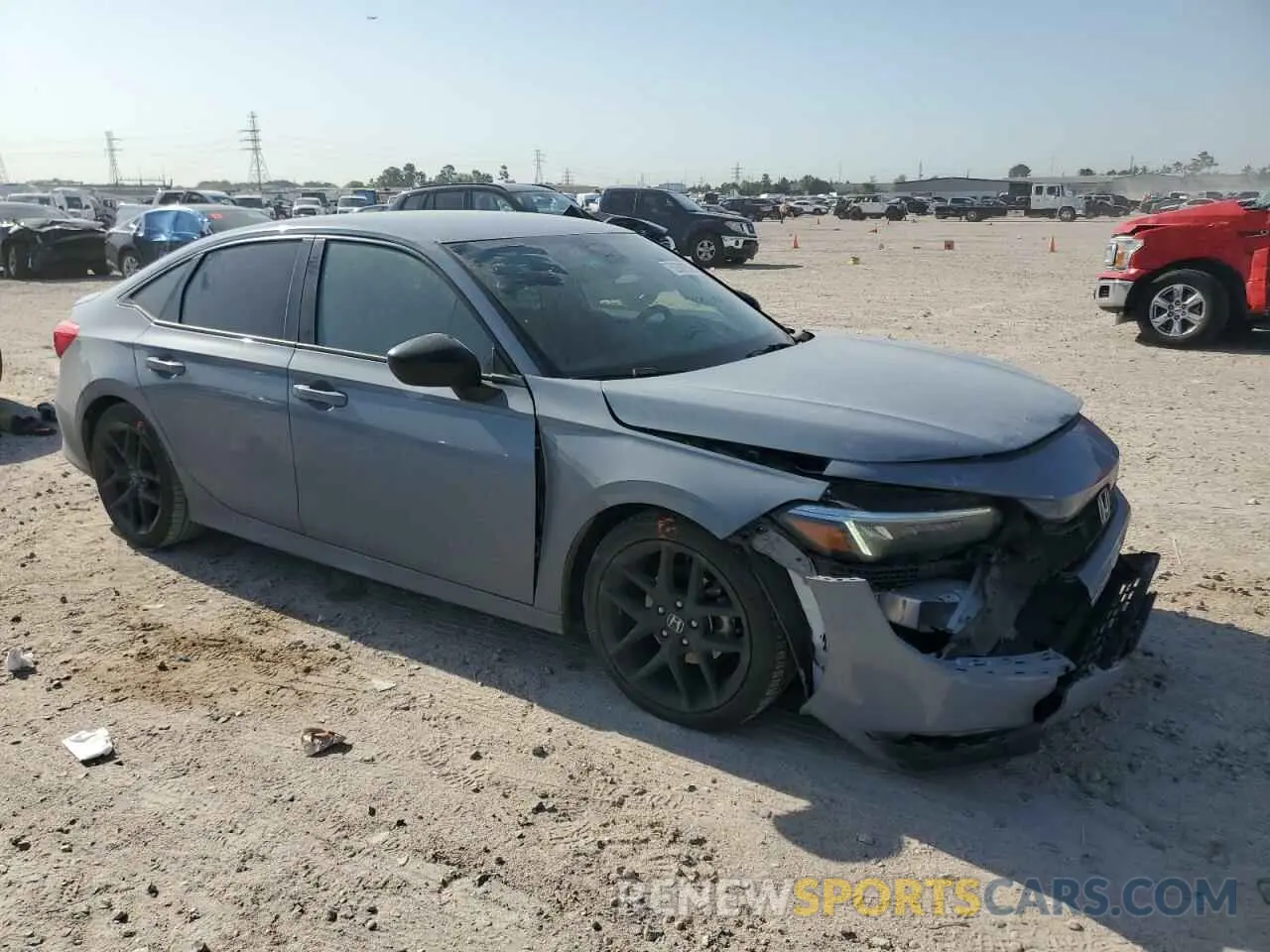 4 Photograph of a damaged car 2HGFE2F58NH578894 HONDA CIVIC 2022