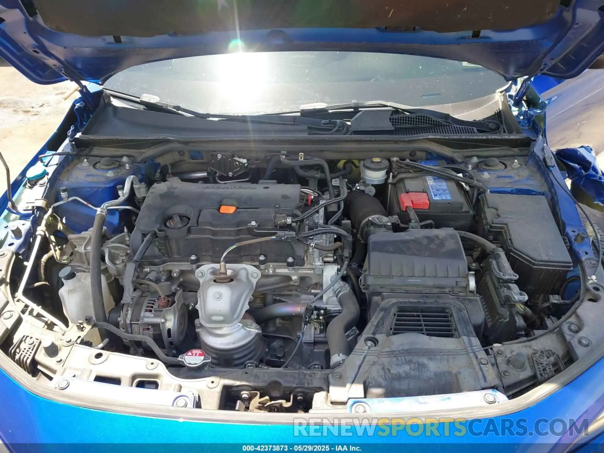 10 Photograph of a damaged car 2HGFE2F58NH581035 HONDA CIVIC 2022