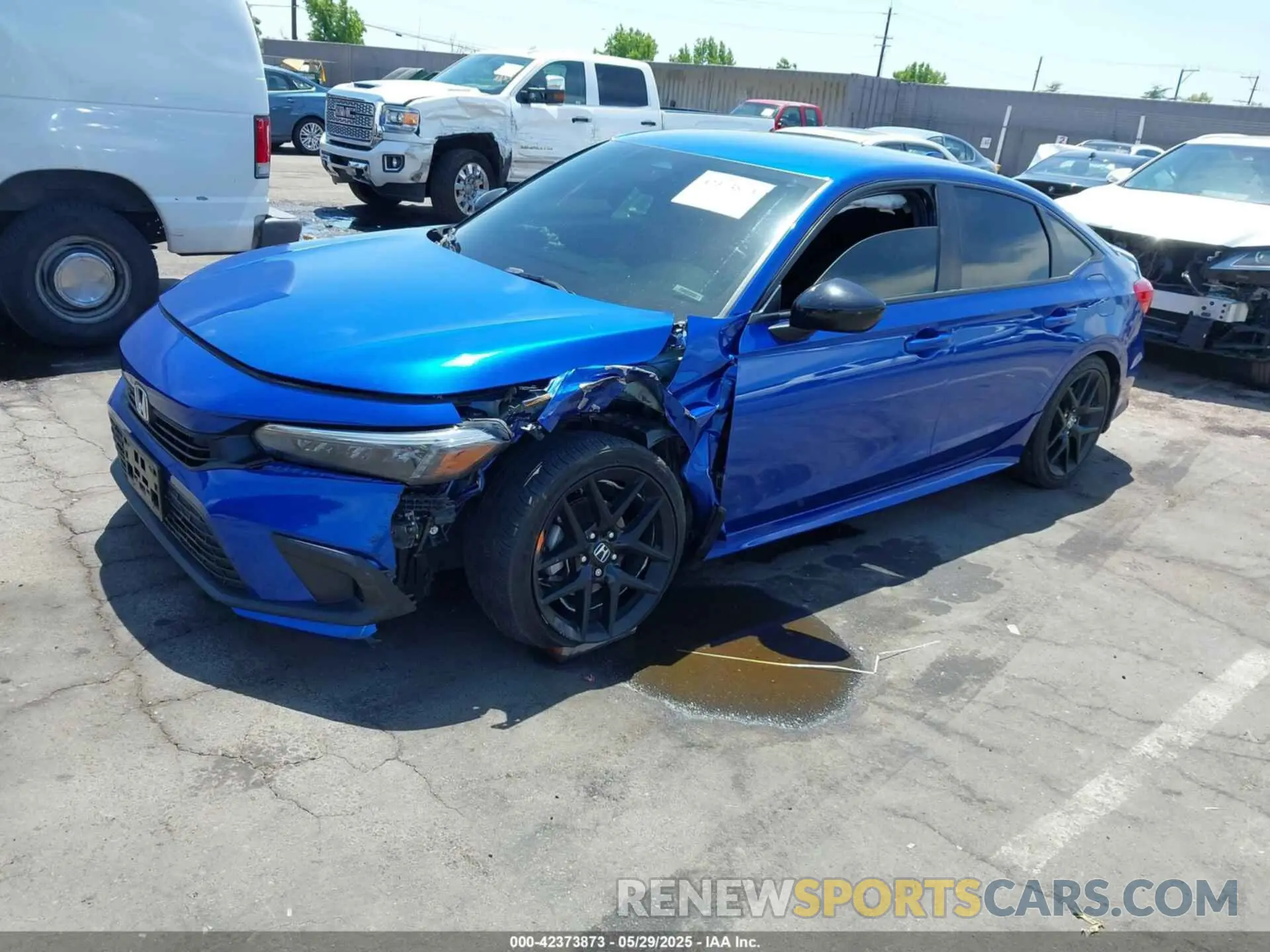 2 Photograph of a damaged car 2HGFE2F58NH581035 HONDA CIVIC 2022