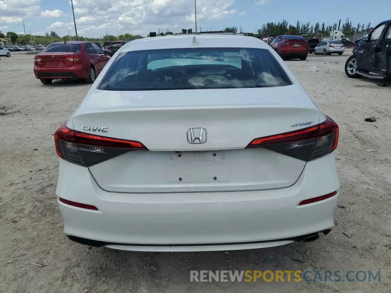 6 Photograph of a damaged car 2HGFE2F58NH591404 HONDA CIVIC 2022
