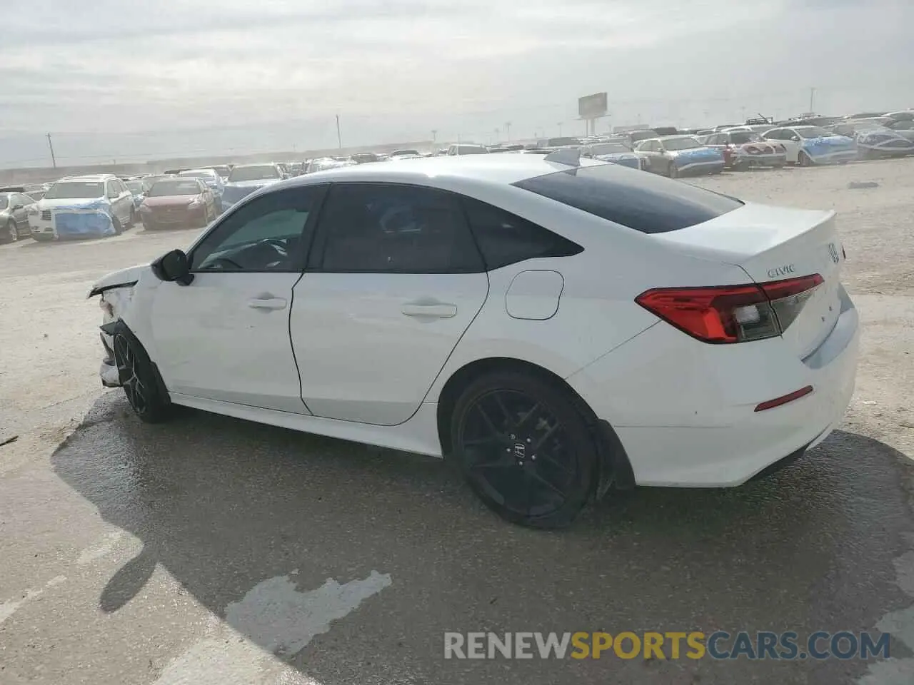 2 Photograph of a damaged car 2HGFE2F58NH592259 HONDA CIVIC 2022