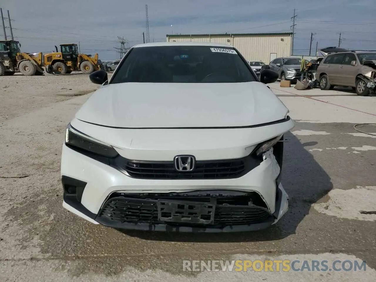 5 Photograph of a damaged car 2HGFE2F58NH592259 HONDA CIVIC 2022