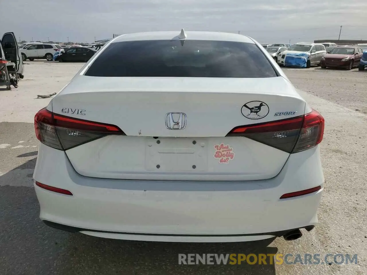 6 Photograph of a damaged car 2HGFE2F58NH592259 HONDA CIVIC 2022