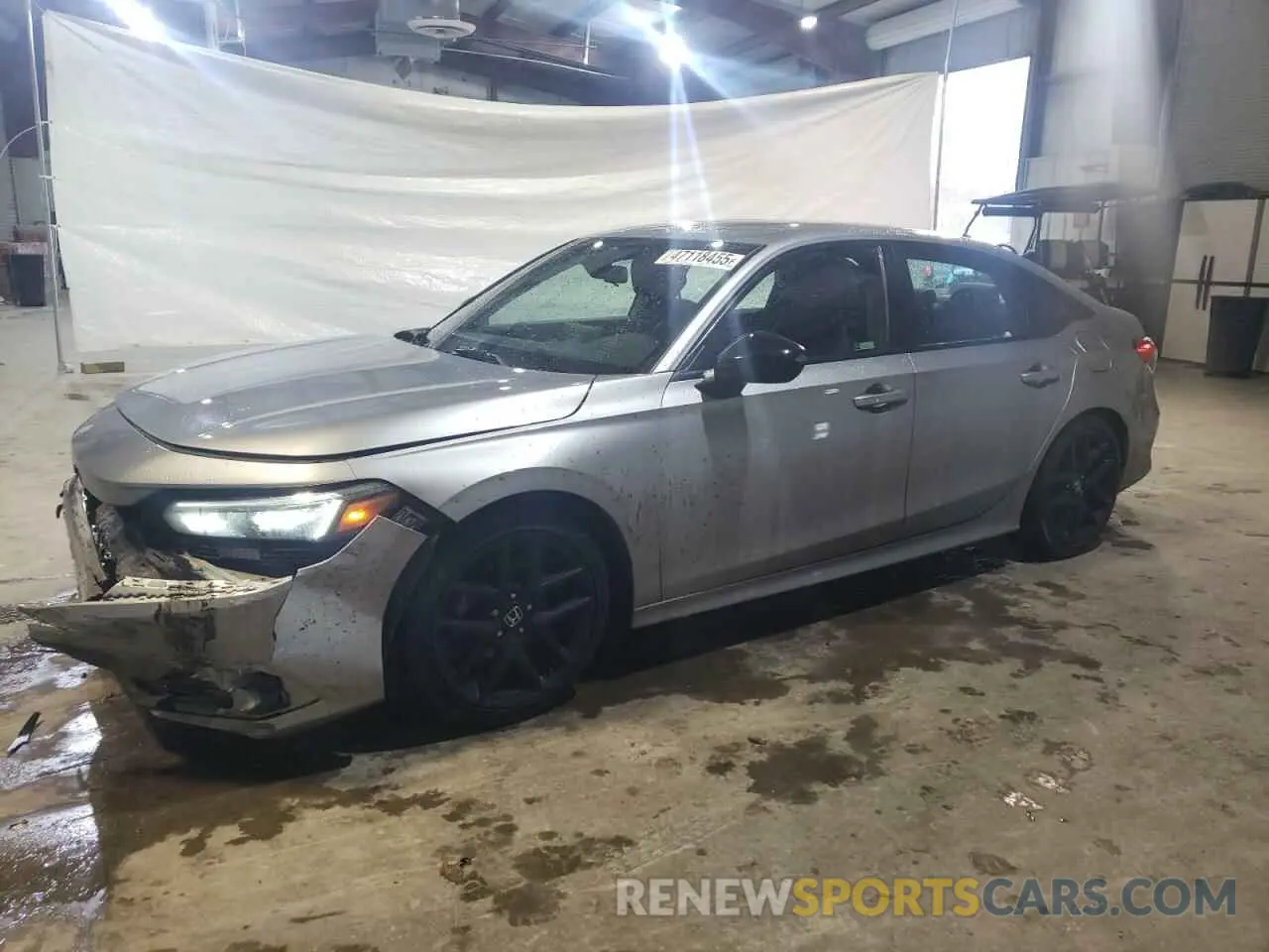 1 Photograph of a damaged car 2HGFE2F58NH594447 HONDA CIVIC 2022