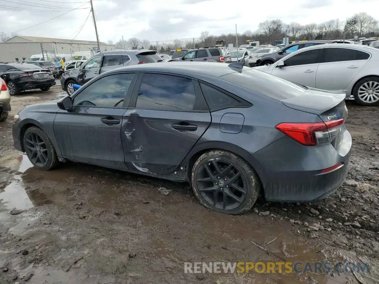 2 Photograph of a damaged car 2HGFE2F58NH597414 HONDA CIVIC 2022