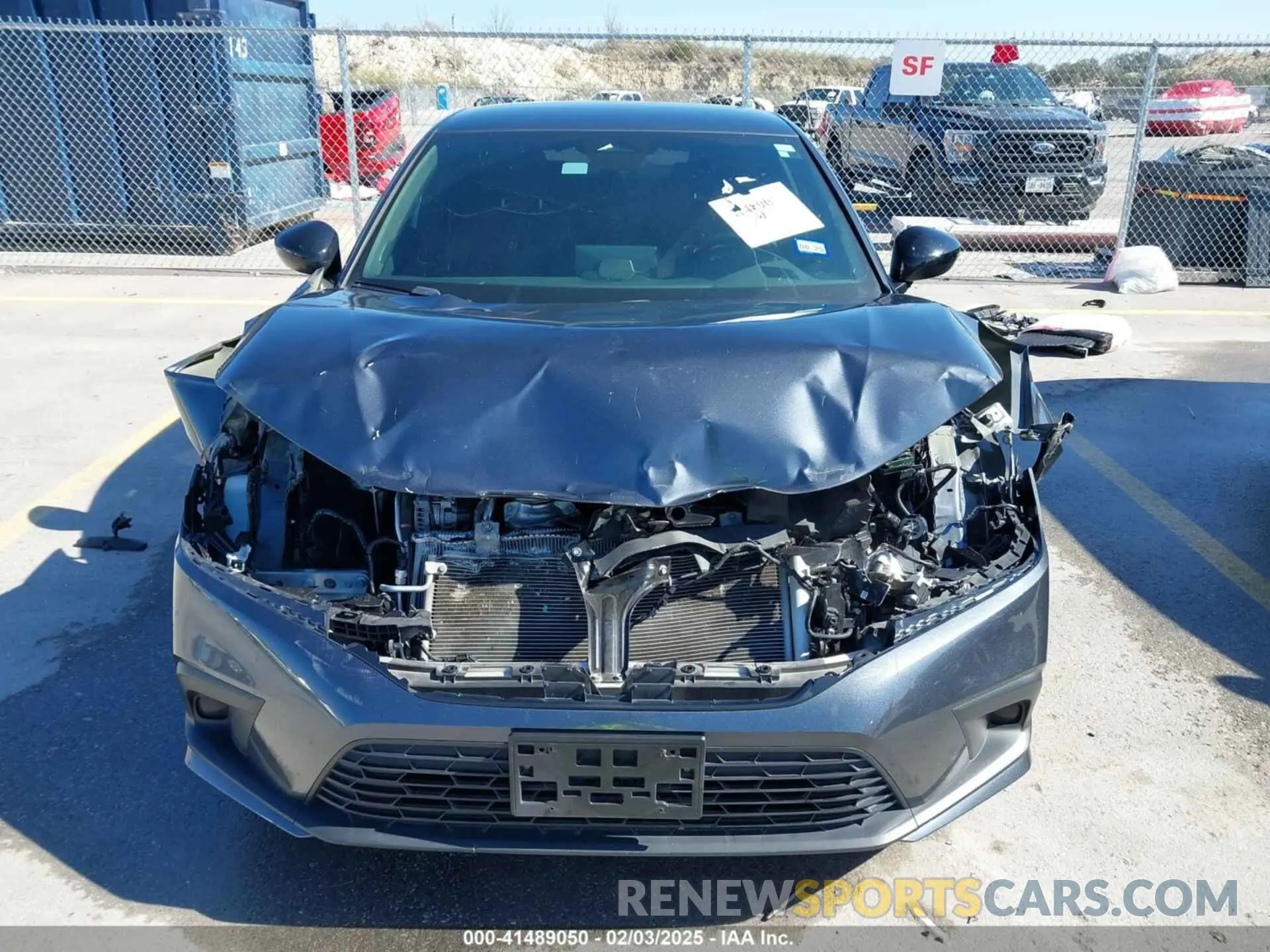 12 Photograph of a damaged car 2HGFE2F58NH597686 HONDA CIVIC 2022