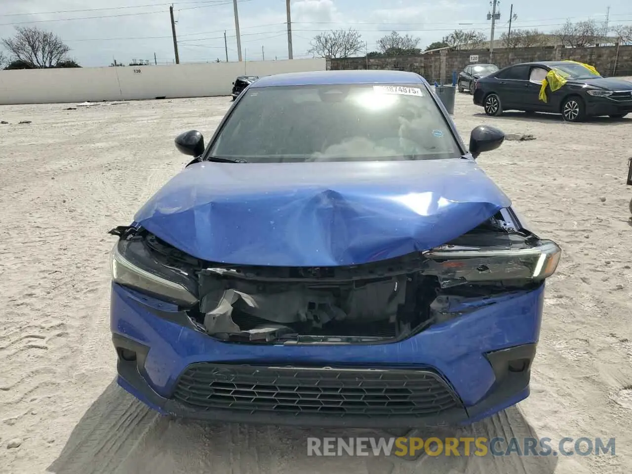 5 Photograph of a damaged car 2HGFE2F58NH600019 HONDA CIVIC 2022