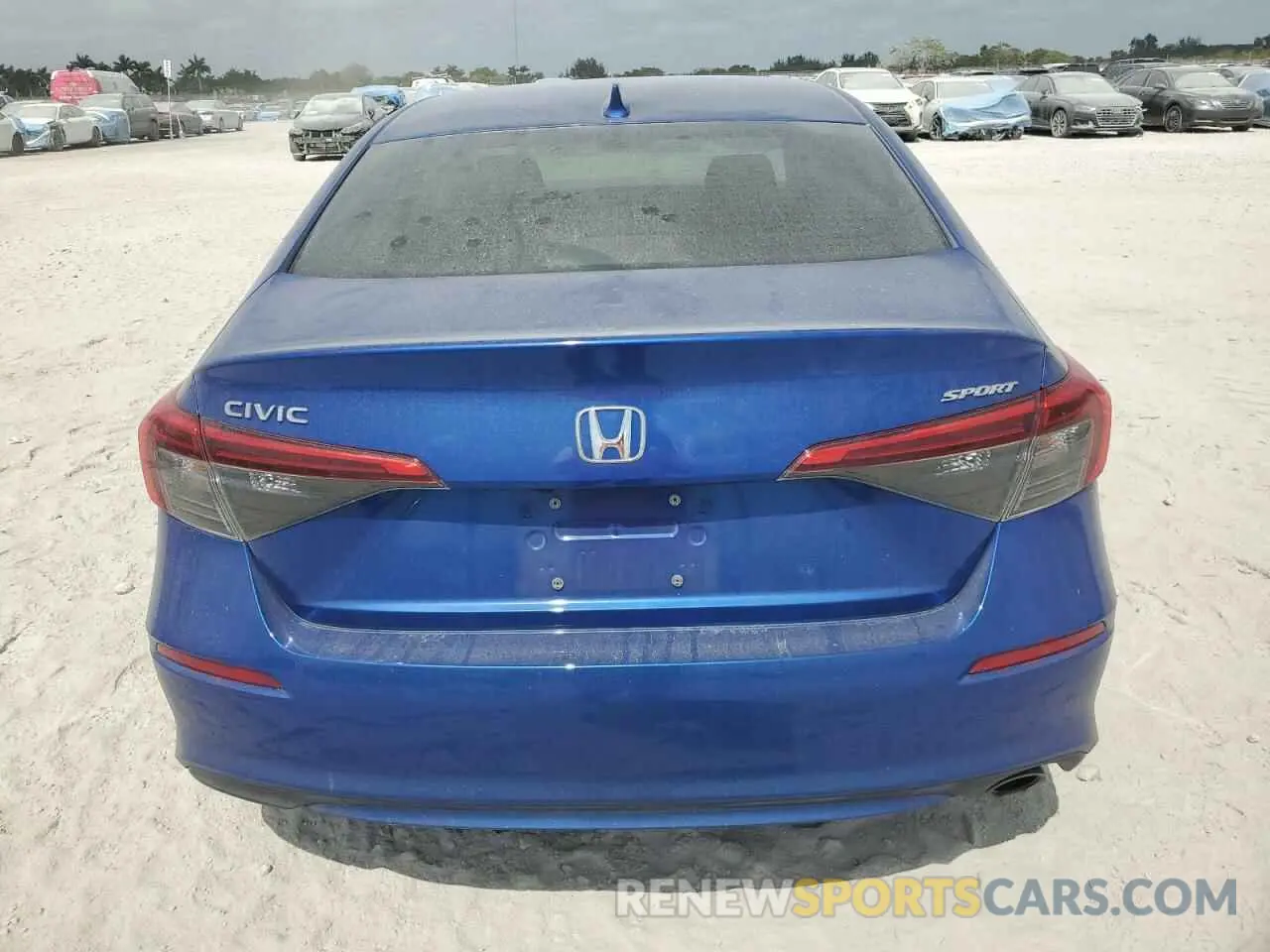 6 Photograph of a damaged car 2HGFE2F58NH600019 HONDA CIVIC 2022
