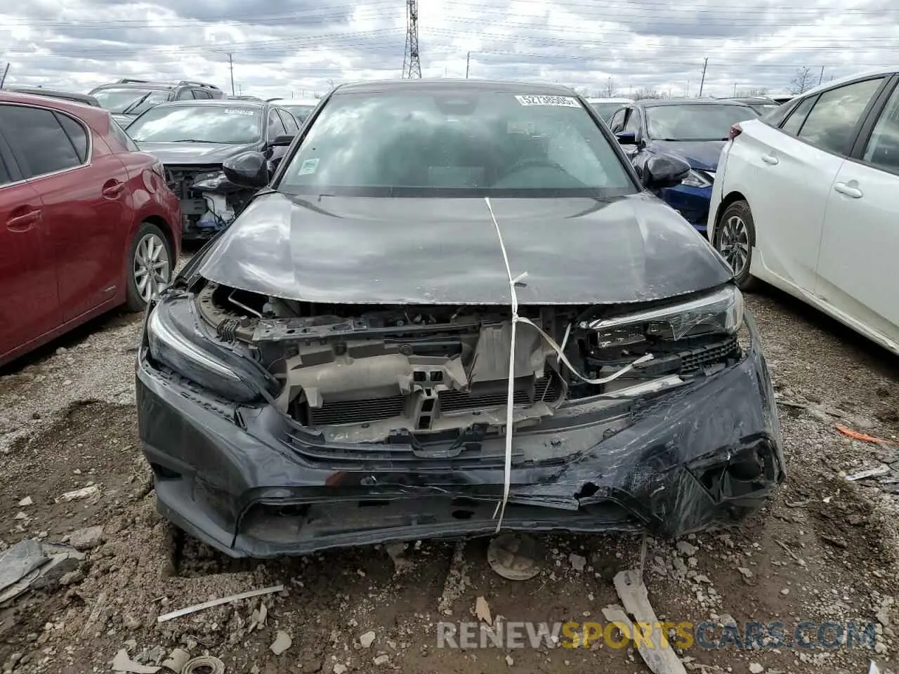 5 Photograph of a damaged car 2HGFE2F58NH600358 HONDA CIVIC 2022