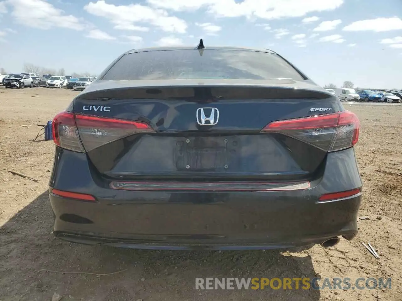 6 Photograph of a damaged car 2HGFE2F58NH600358 HONDA CIVIC 2022