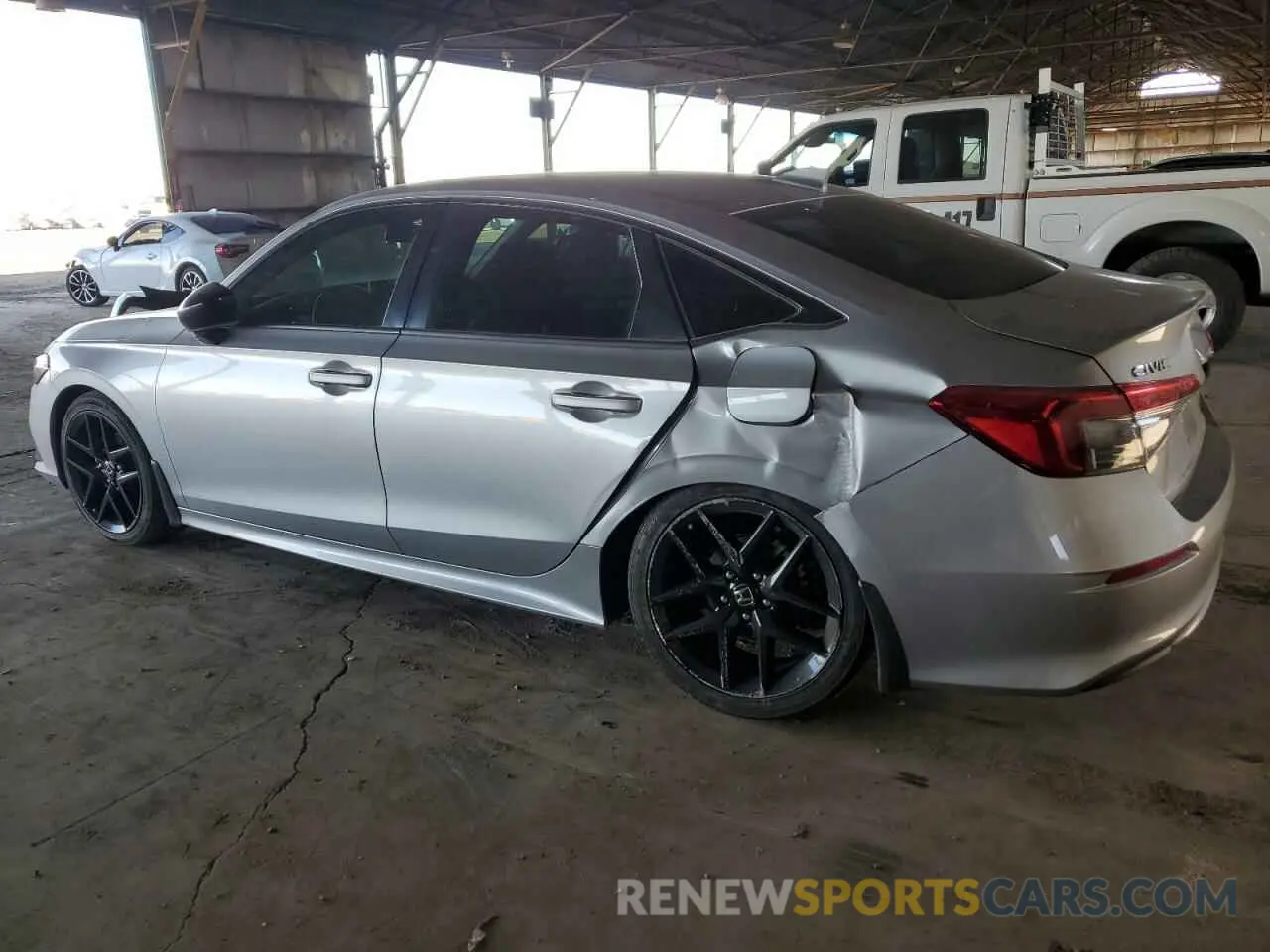 2 Photograph of a damaged car 2HGFE2F58NH600876 HONDA CIVIC 2022