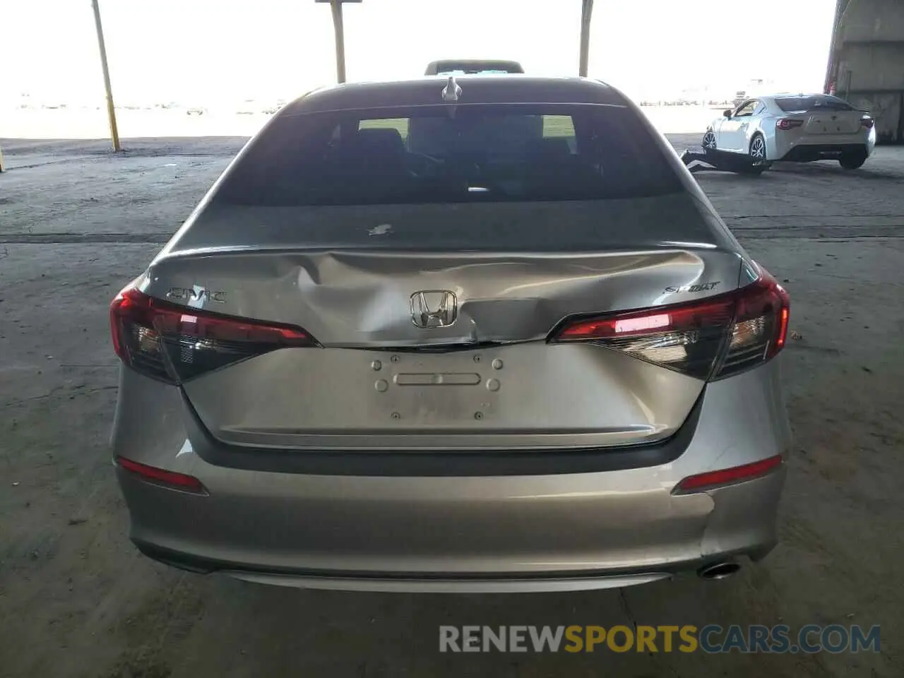 6 Photograph of a damaged car 2HGFE2F58NH600876 HONDA CIVIC 2022