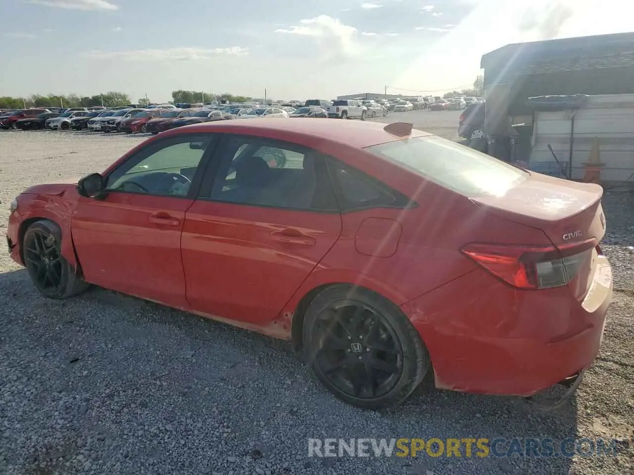 2 Photograph of a damaged car 2HGFE2F58NH605317 HONDA CIVIC 2022