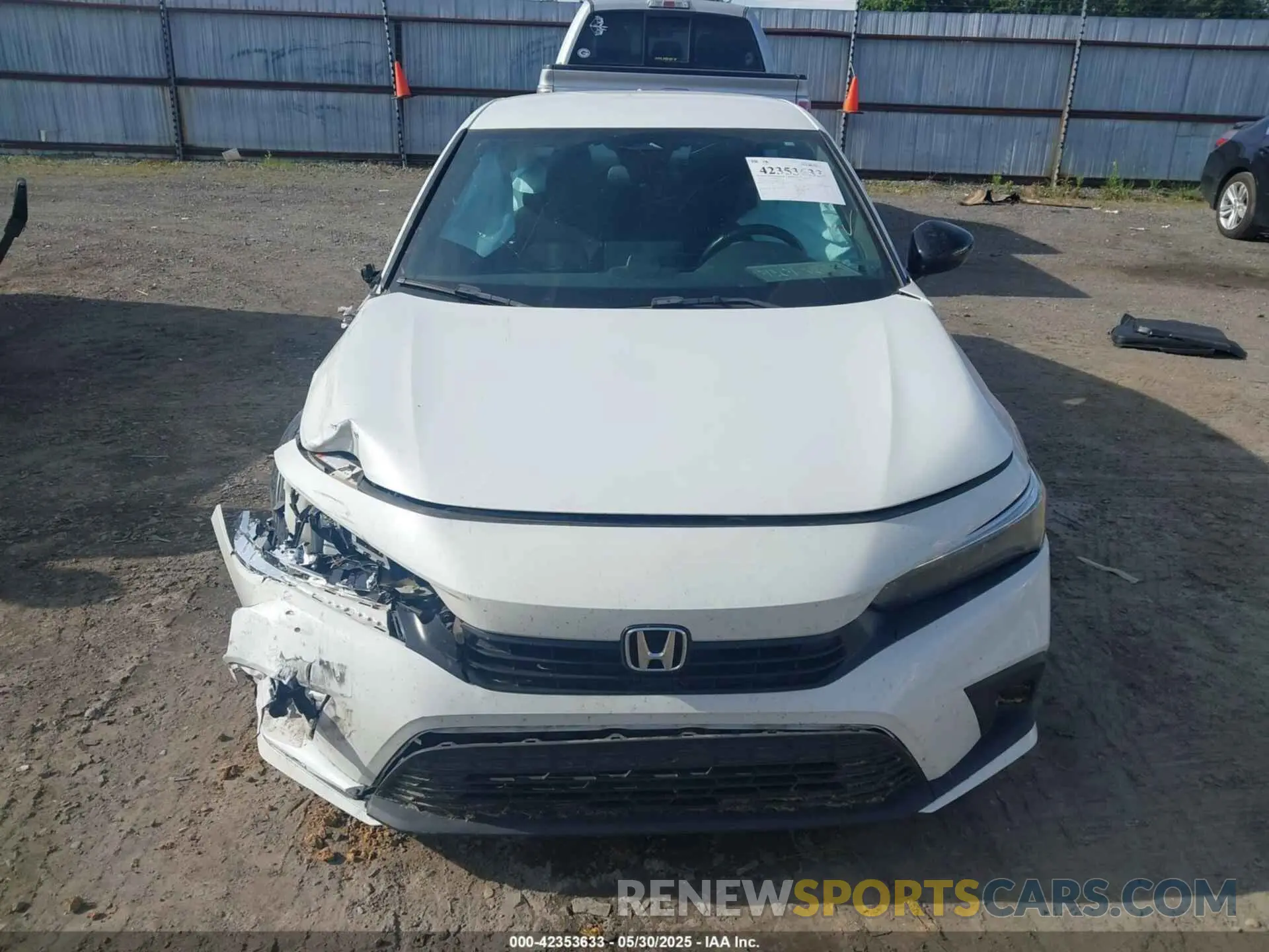 12 Photograph of a damaged car 2HGFE2F58NH610243 HONDA CIVIC 2022
