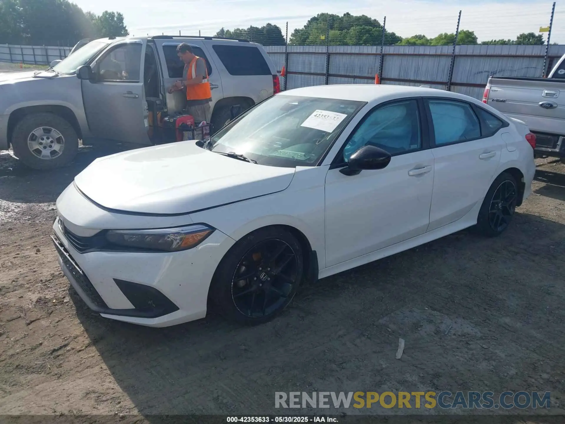 2 Photograph of a damaged car 2HGFE2F58NH610243 HONDA CIVIC 2022