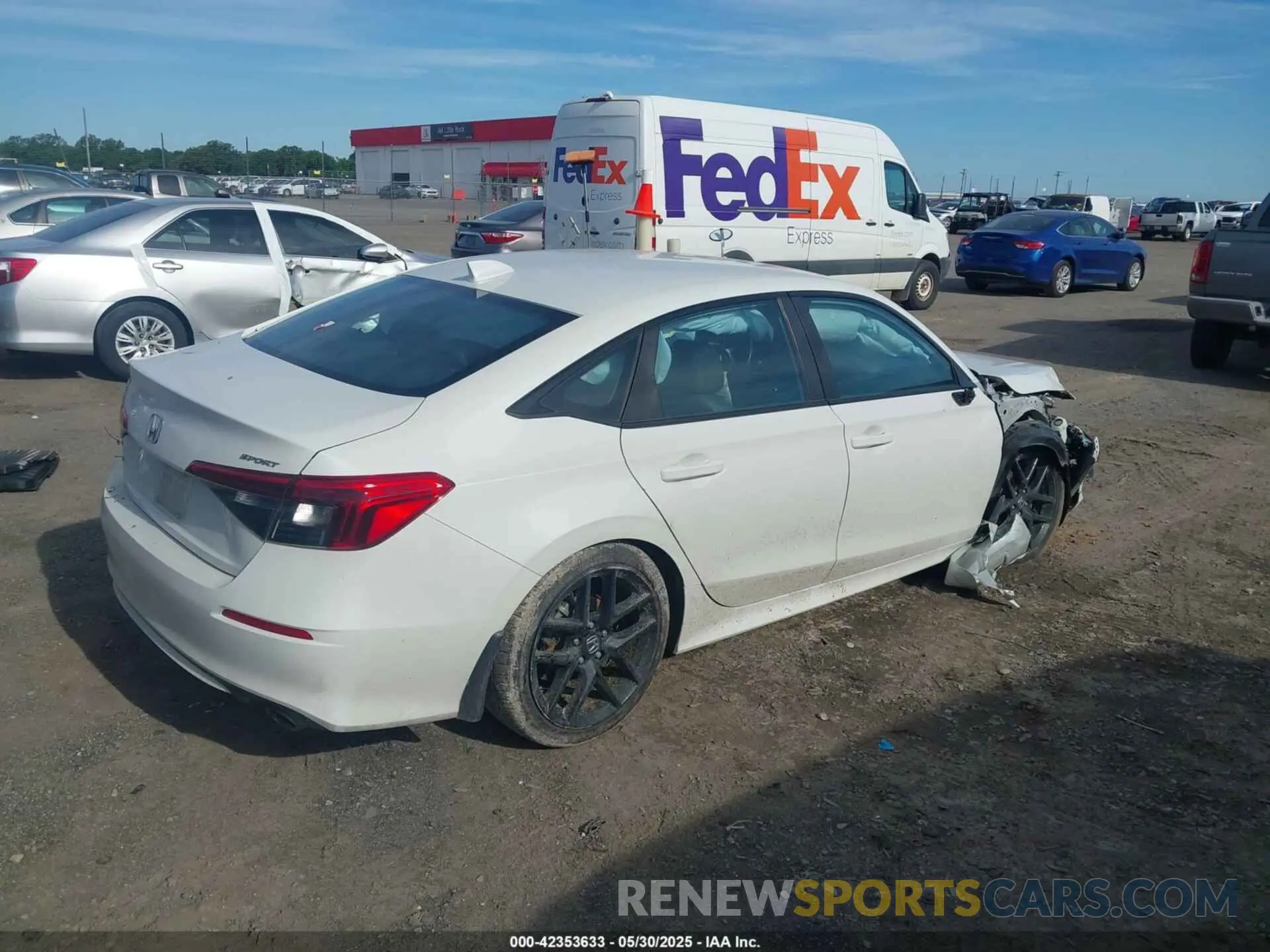 4 Photograph of a damaged car 2HGFE2F58NH610243 HONDA CIVIC 2022