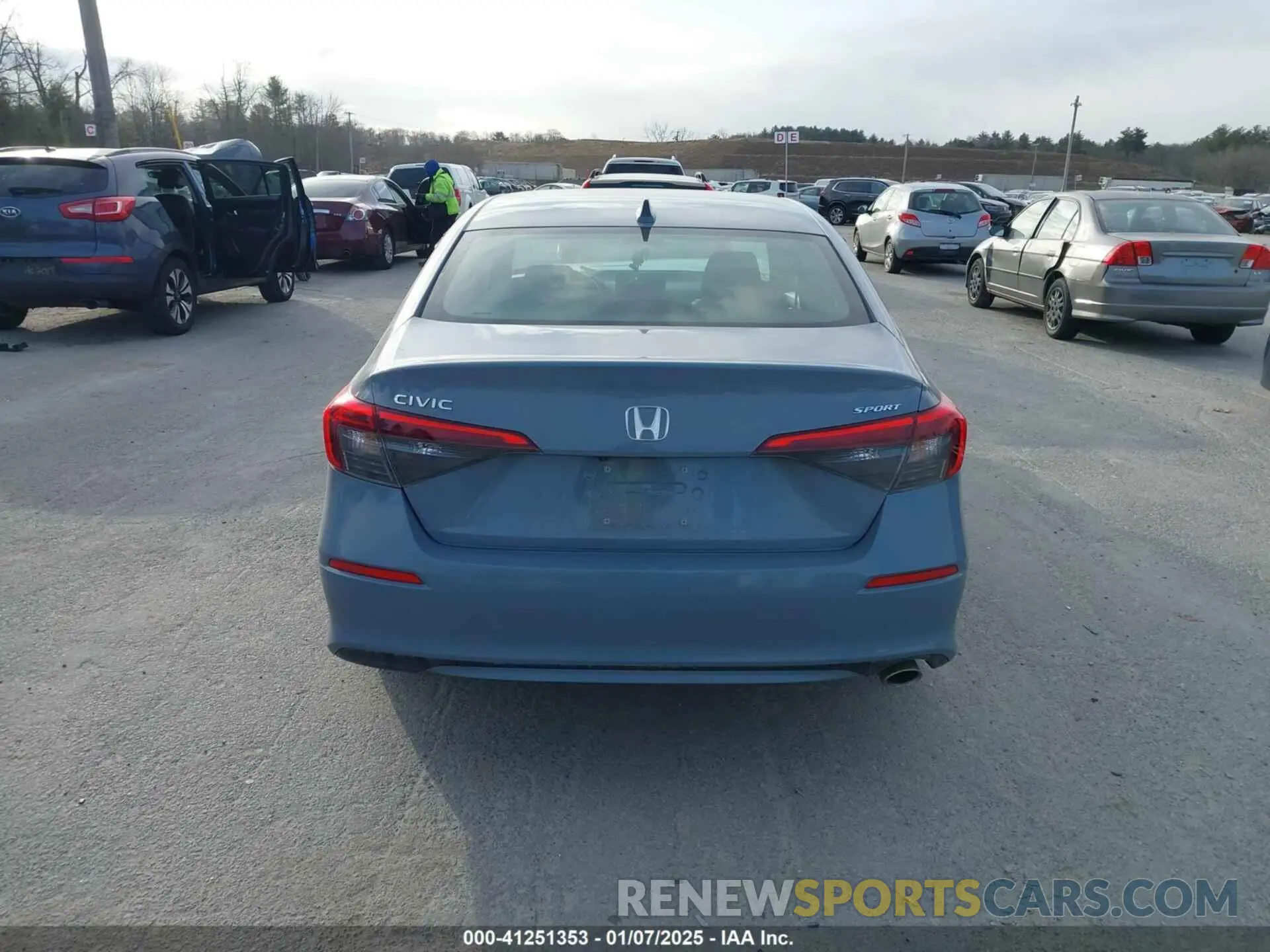 16 Photograph of a damaged car 2HGFE2F58NH610548 HONDA CIVIC 2022