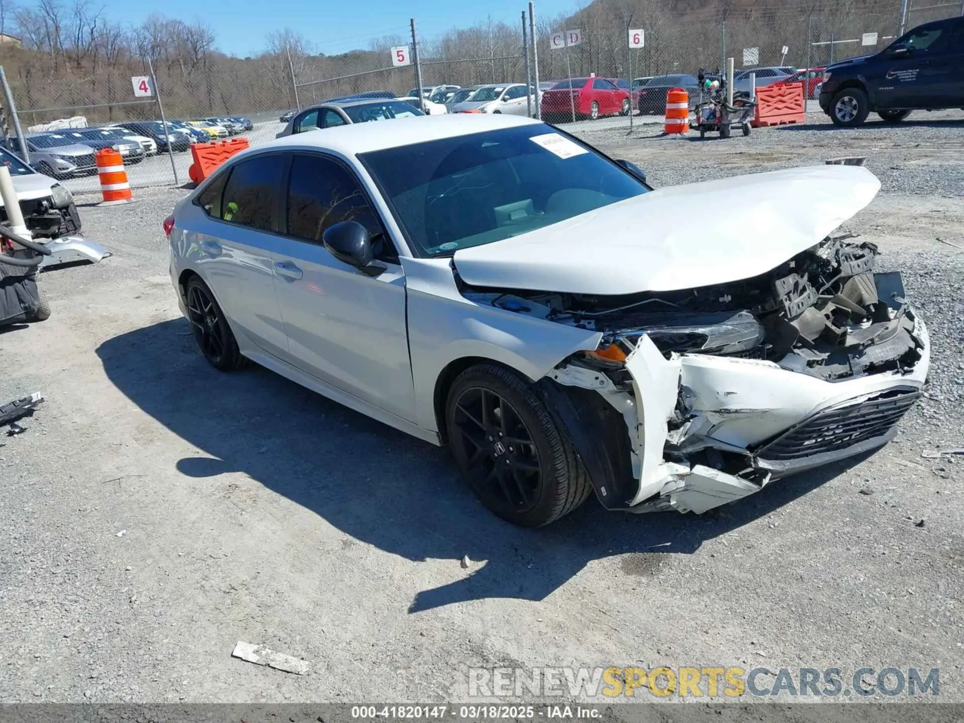 1 Photograph of a damaged car 2HGFE2F59NH502102 HONDA CIVIC 2022